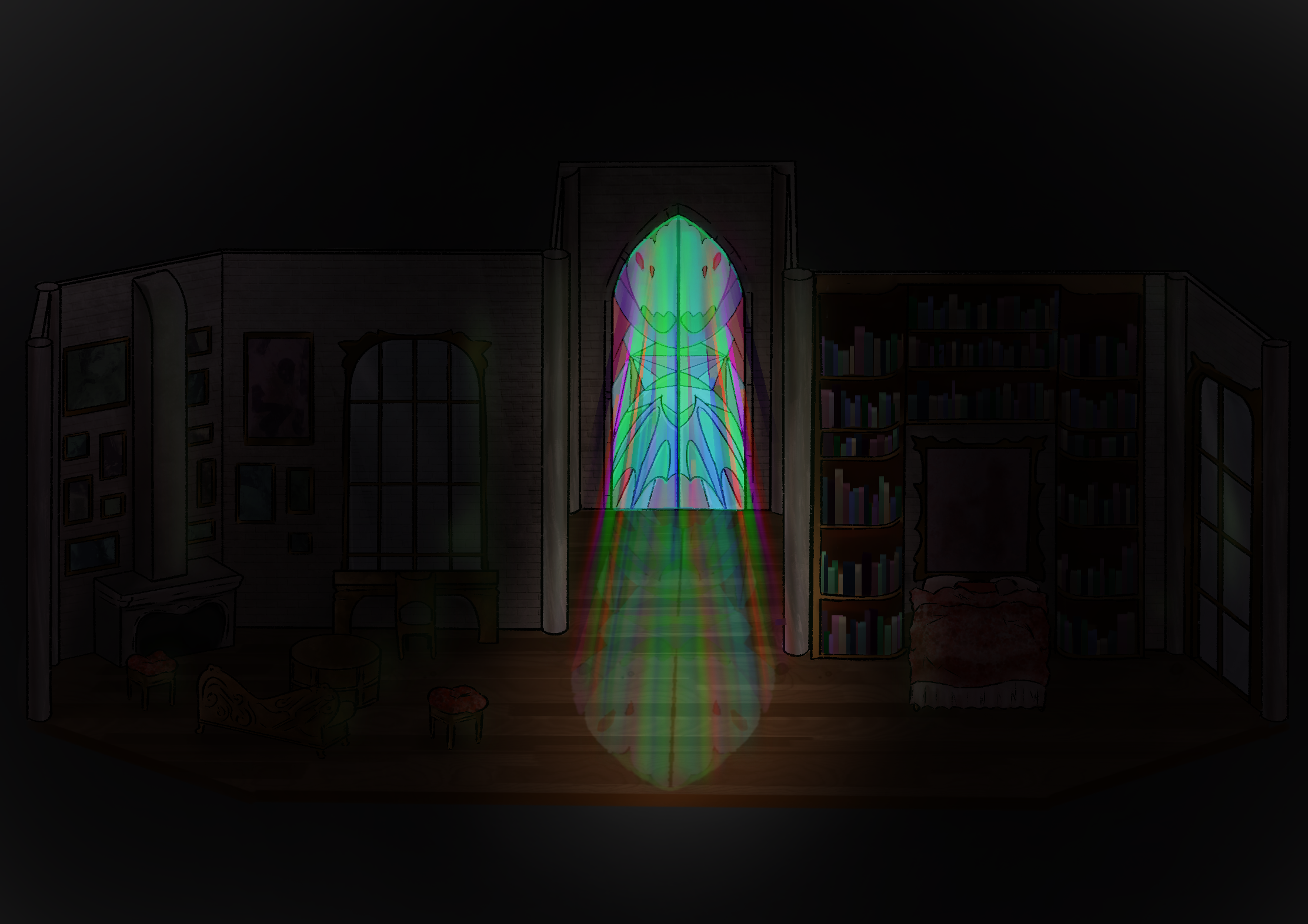 Stained Glass Window Rendering