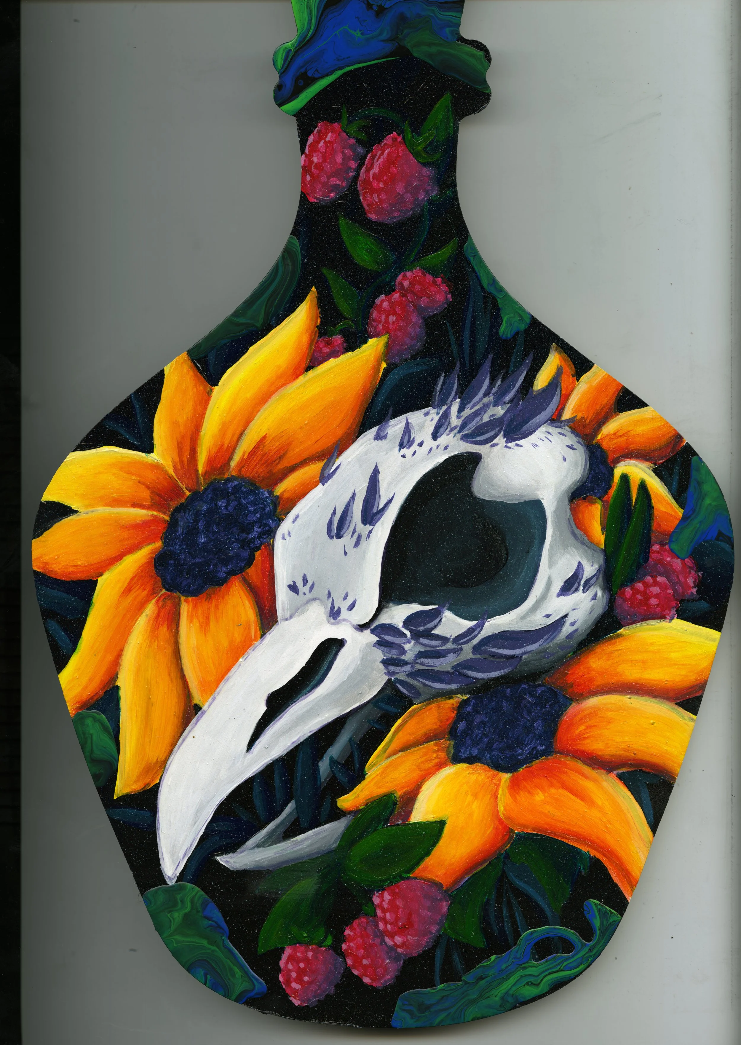 potion bottle bird skull painting001.jpg