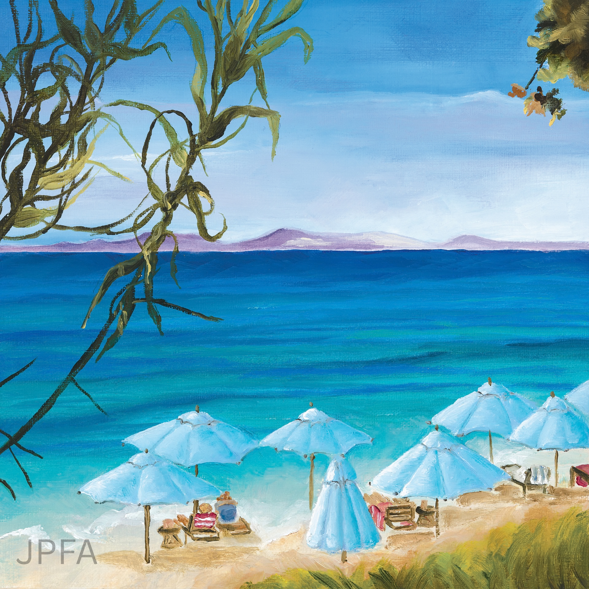 Mykonos Beach in Greece