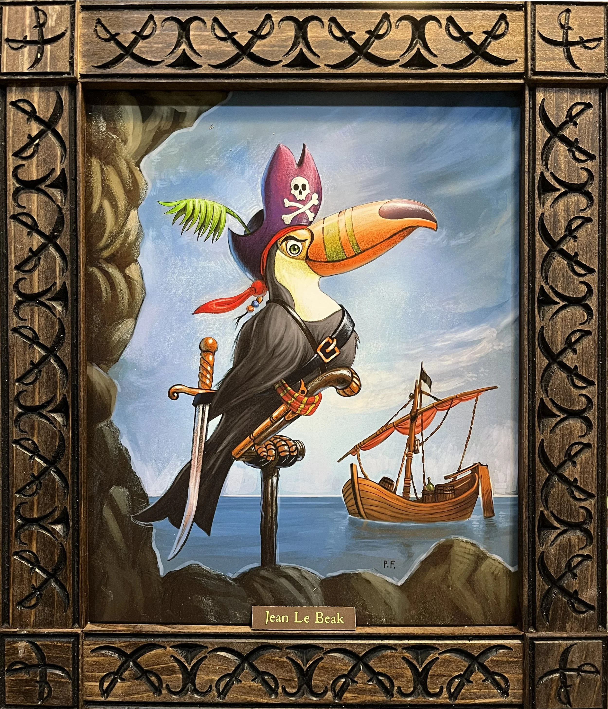 "The Terrifying Toucan Pirate Jean Le Beak!"