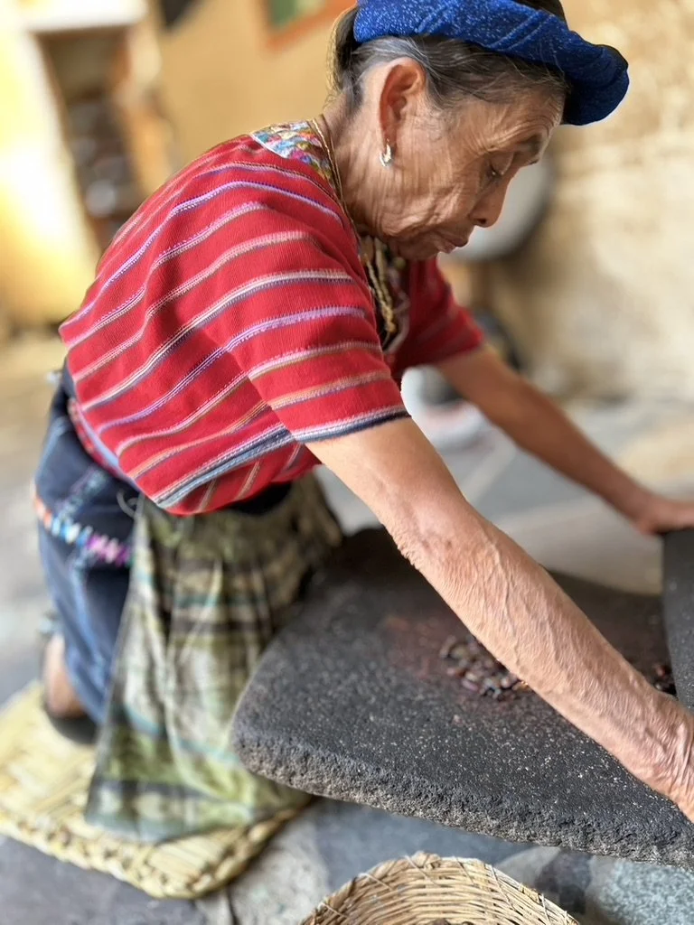 Préparation du cacao par un collectif de femmes guatémaltèques