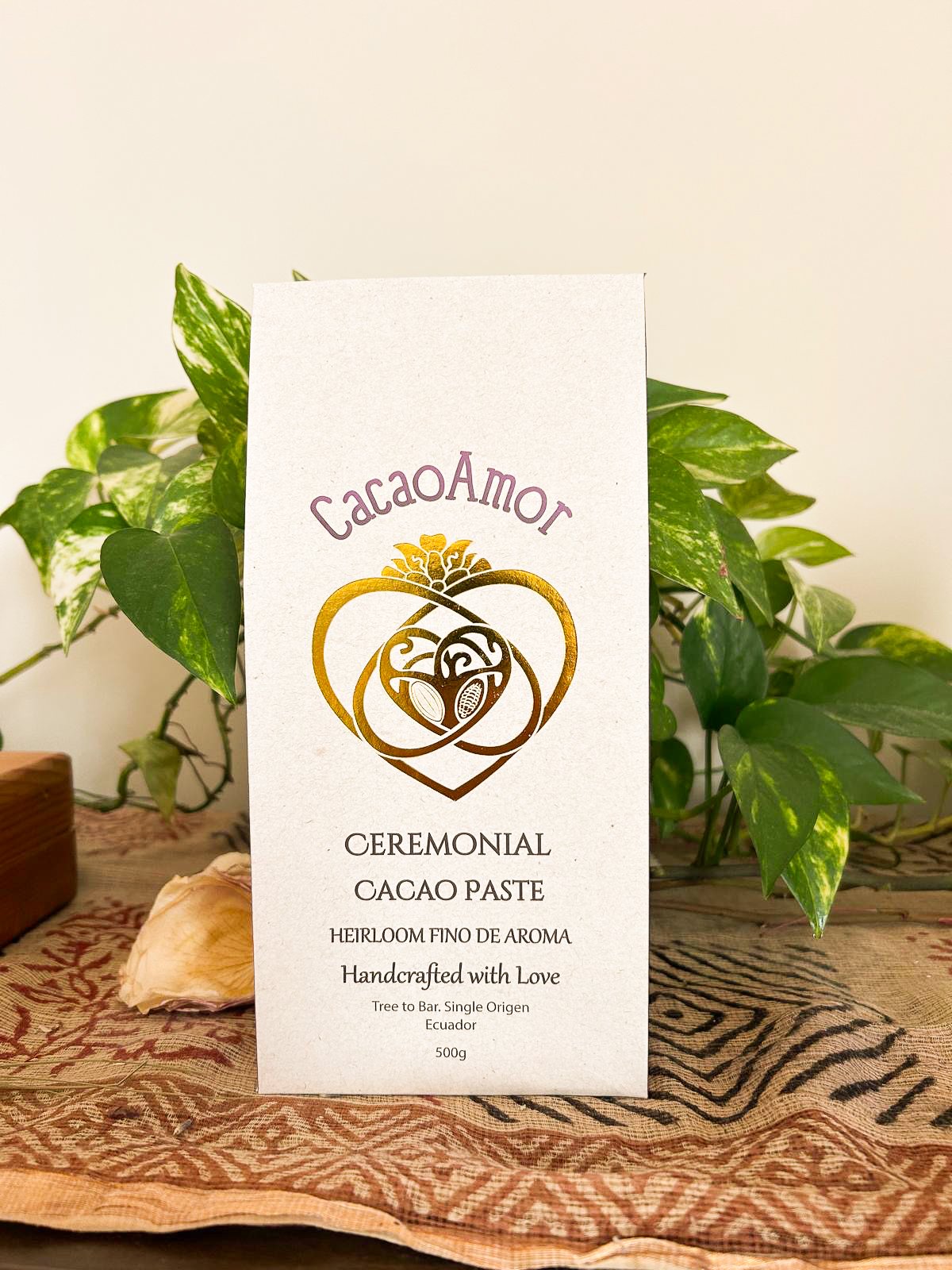 Nacional Ceremonial Cacao from “CacaoAmor”,  Ecuador