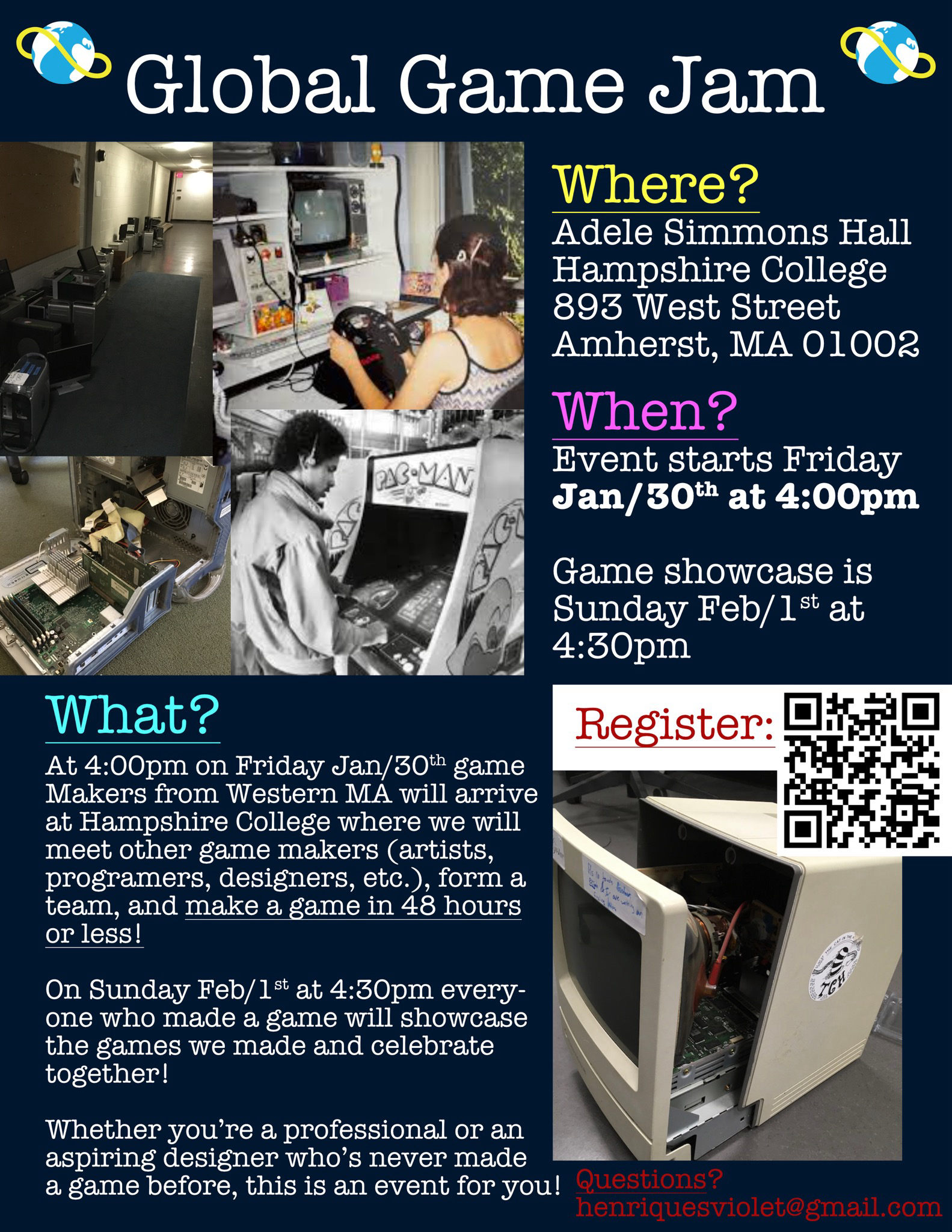 Global Game Jam at Hampshire College