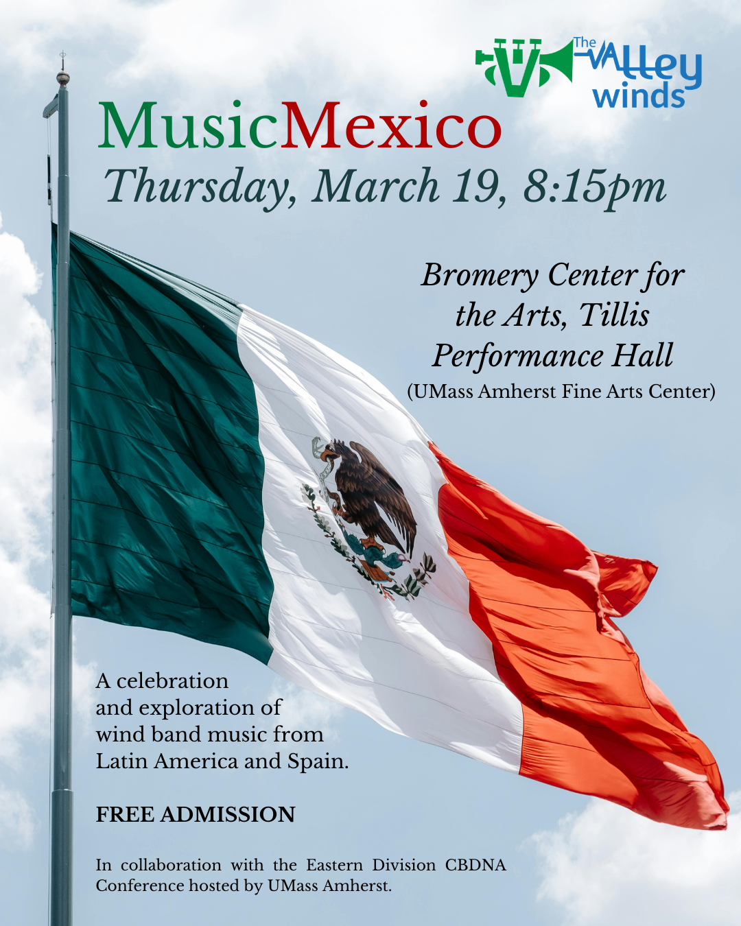 The Valley Winds present “MusicMexico” 