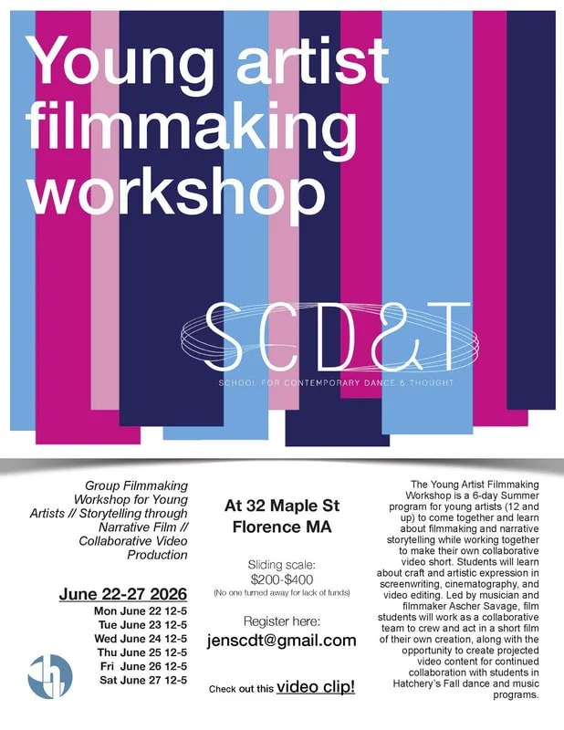 Young Artist Filmmaking Workshop (ages 12-18)
