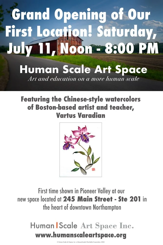 Human Scale Art Space Grand Opening of gallery and workshop space
