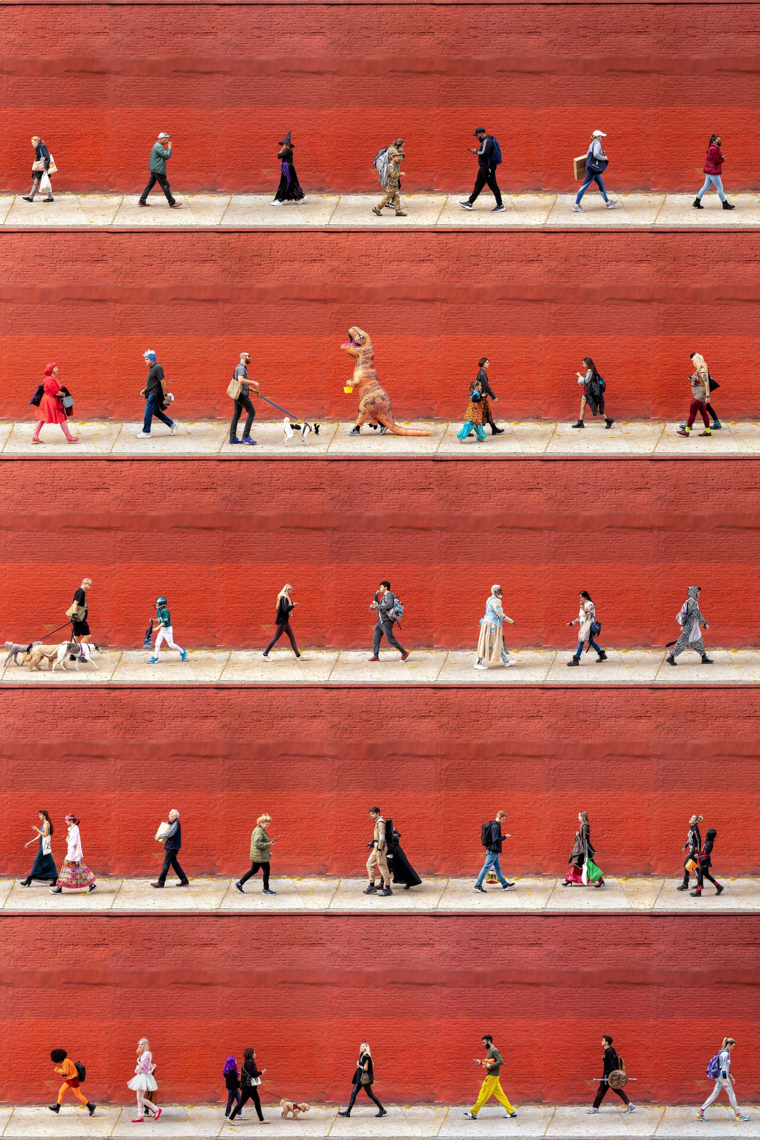 "Time Lapse, Halloween in the West Village" (2022)