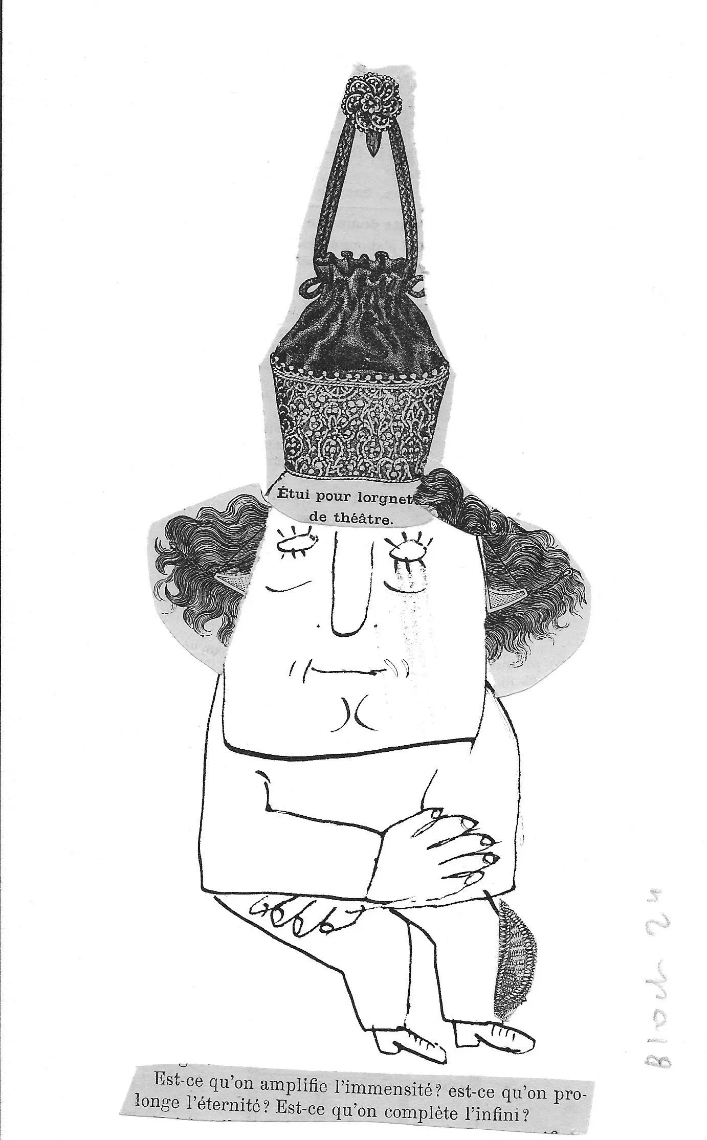 "Immensité"
Original collage on paper