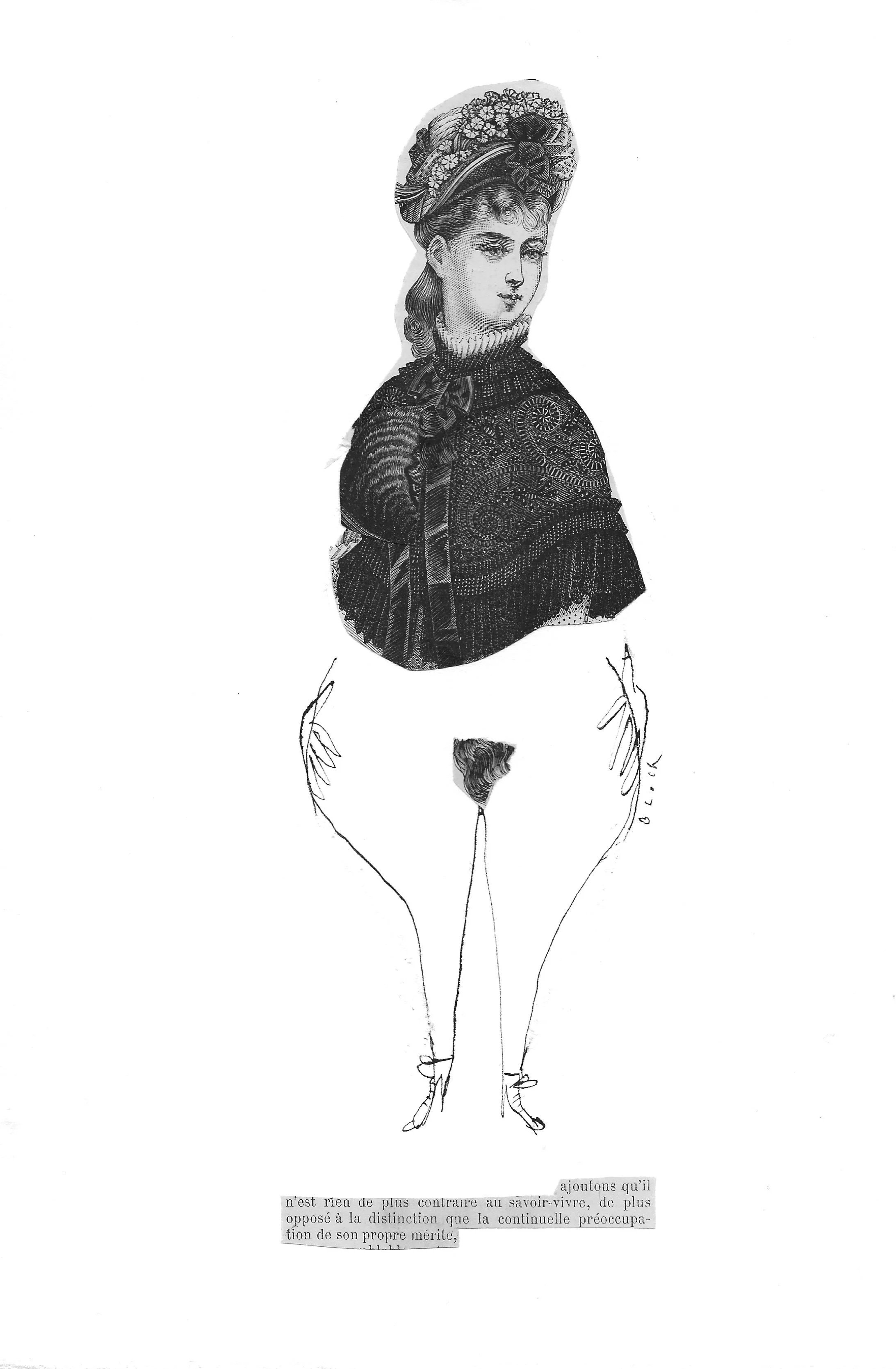 "Savoir vivre"
Original collage on paper