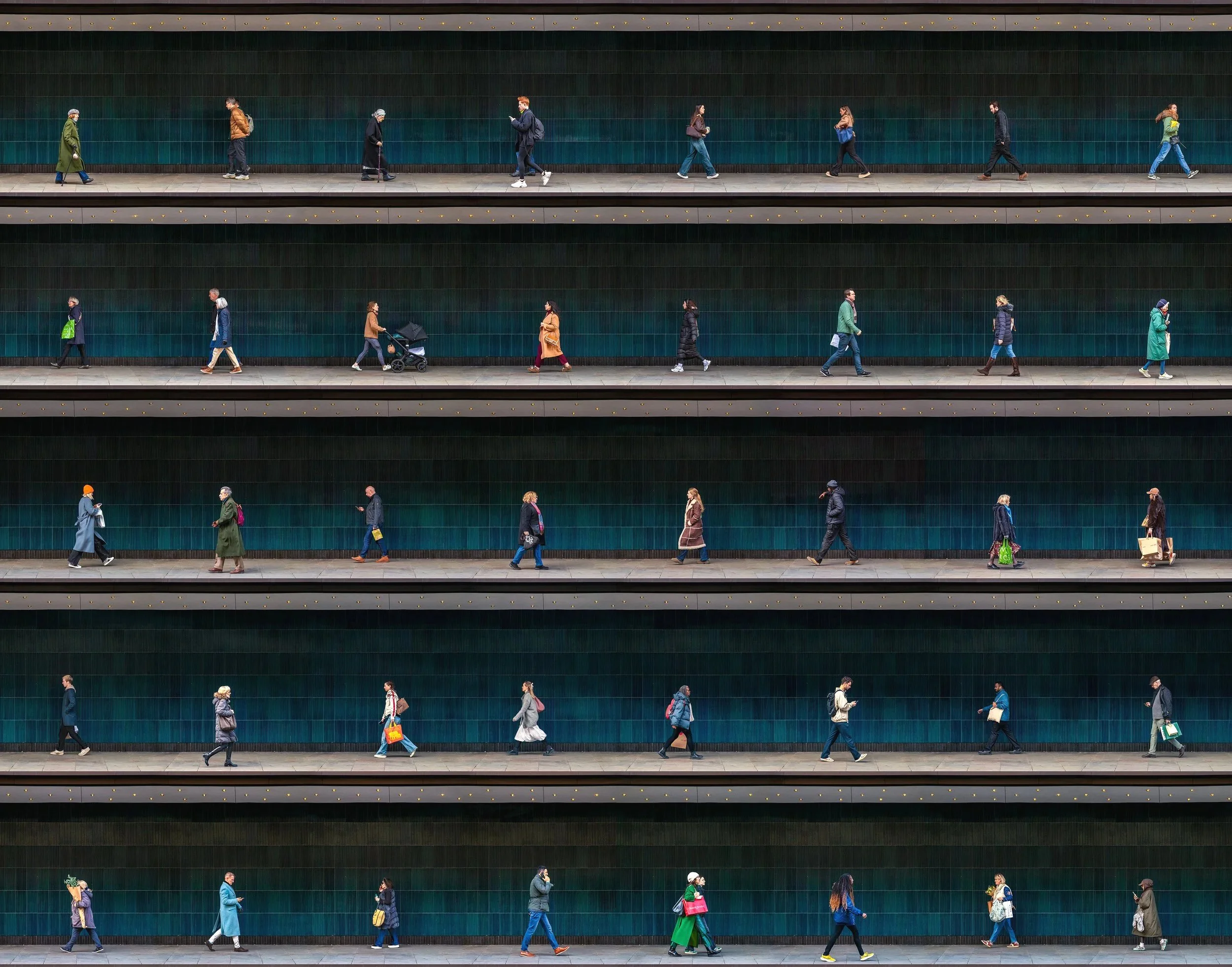 "Time Lapse, Sloane Square, Chelsea, London" (2025)