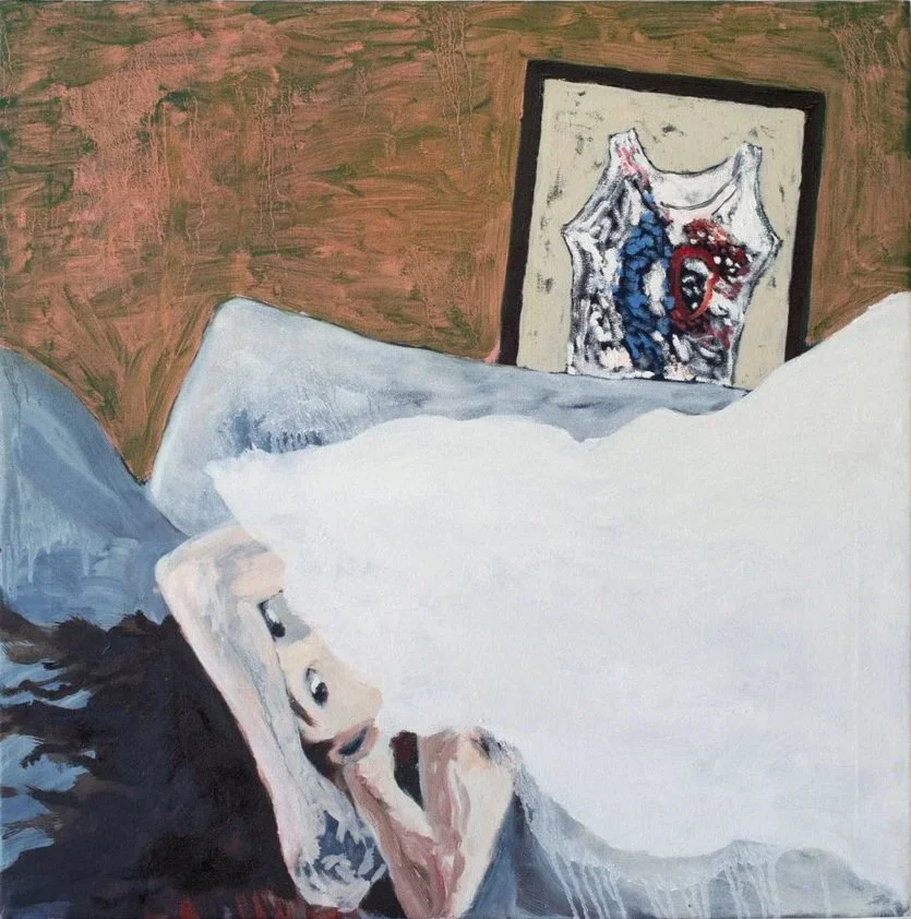 DANS LE LIT
oil on canvas, 50 x 50 cm 