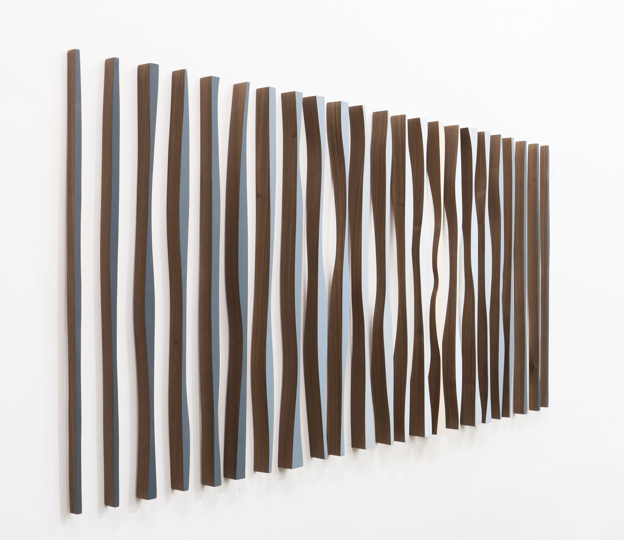 Origines Exponential 11 ( left view) , Walnut, 79 x 173 cm