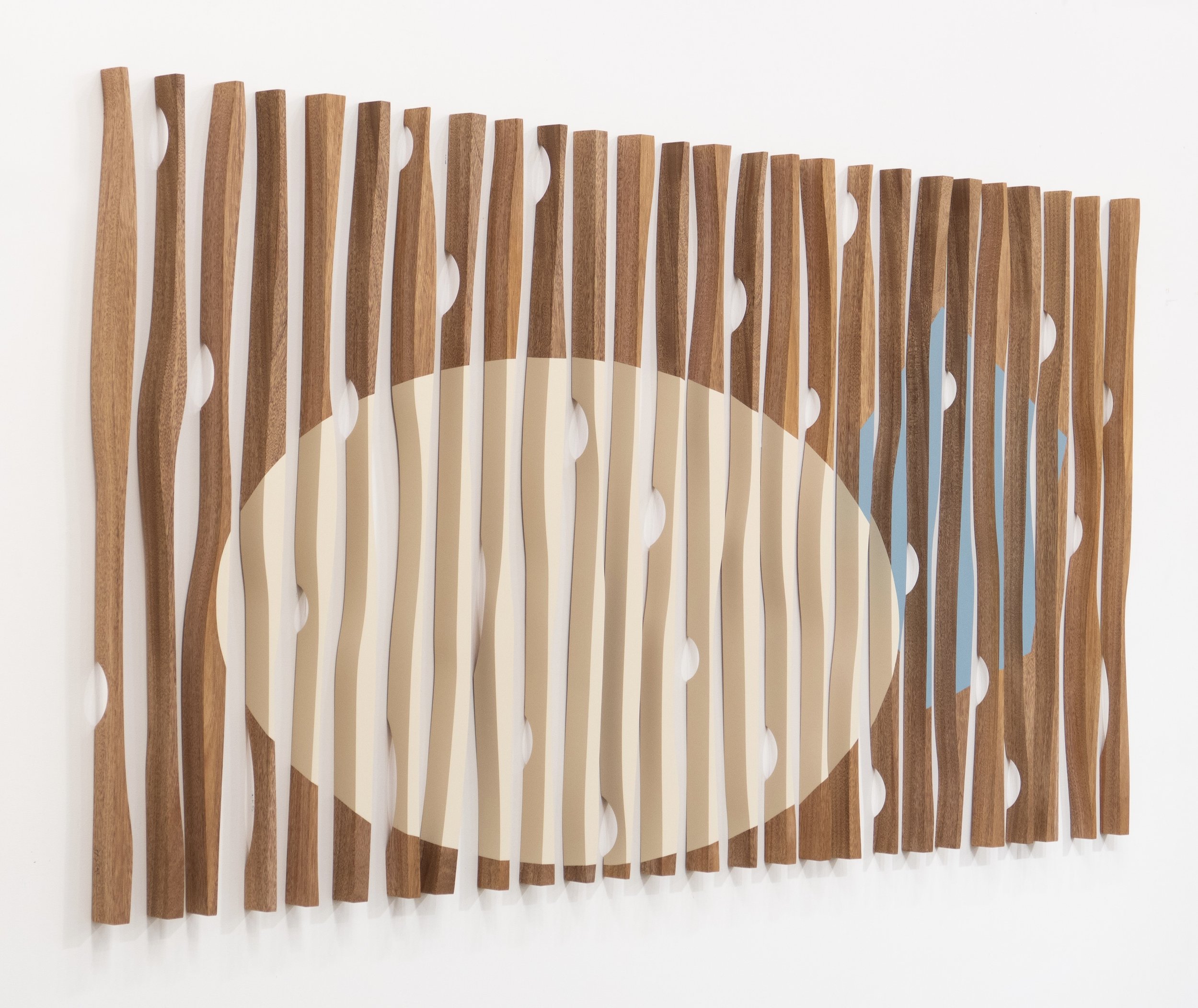 ORIGINES TEMPORELLES 25, 2024
Mahogany / Acajou , 24 x 78 ", 61 x 198 cm 