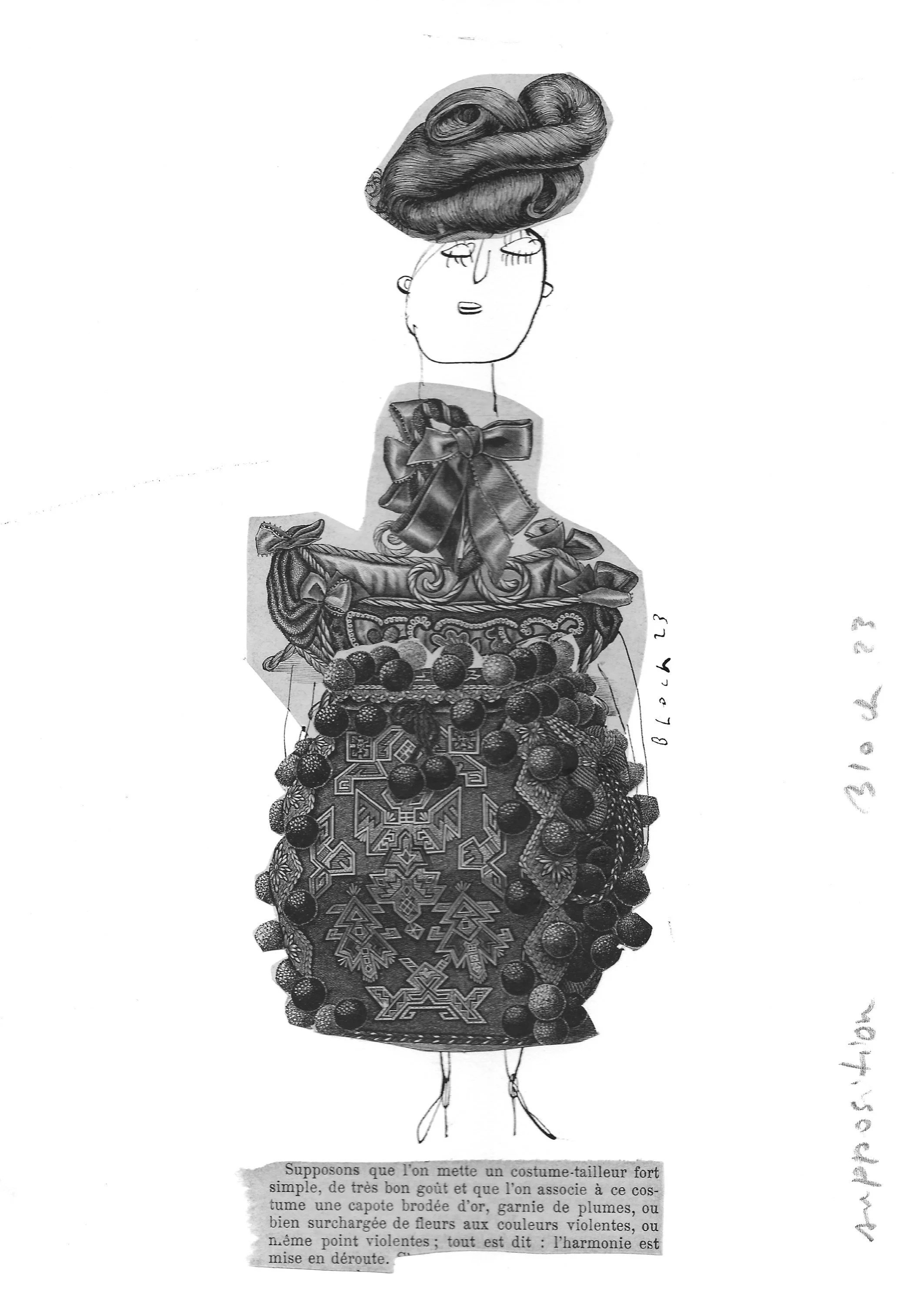 "Supposition"
Original collage on paper