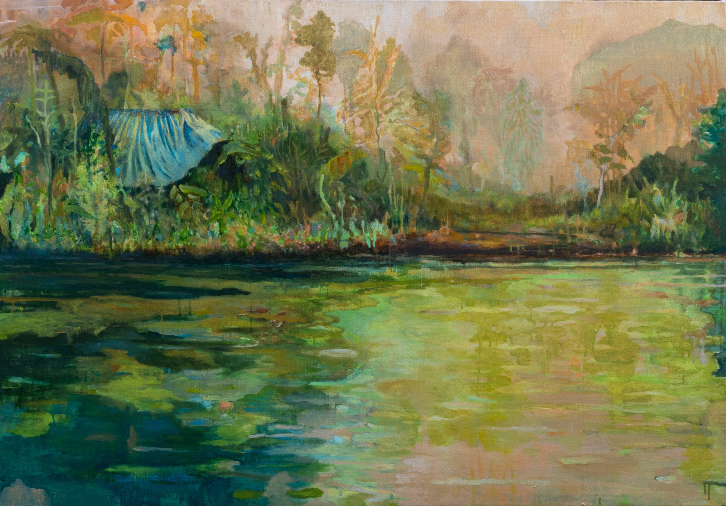 EPHEMERE (2025)
oil on canvas, 116 x 81 cm