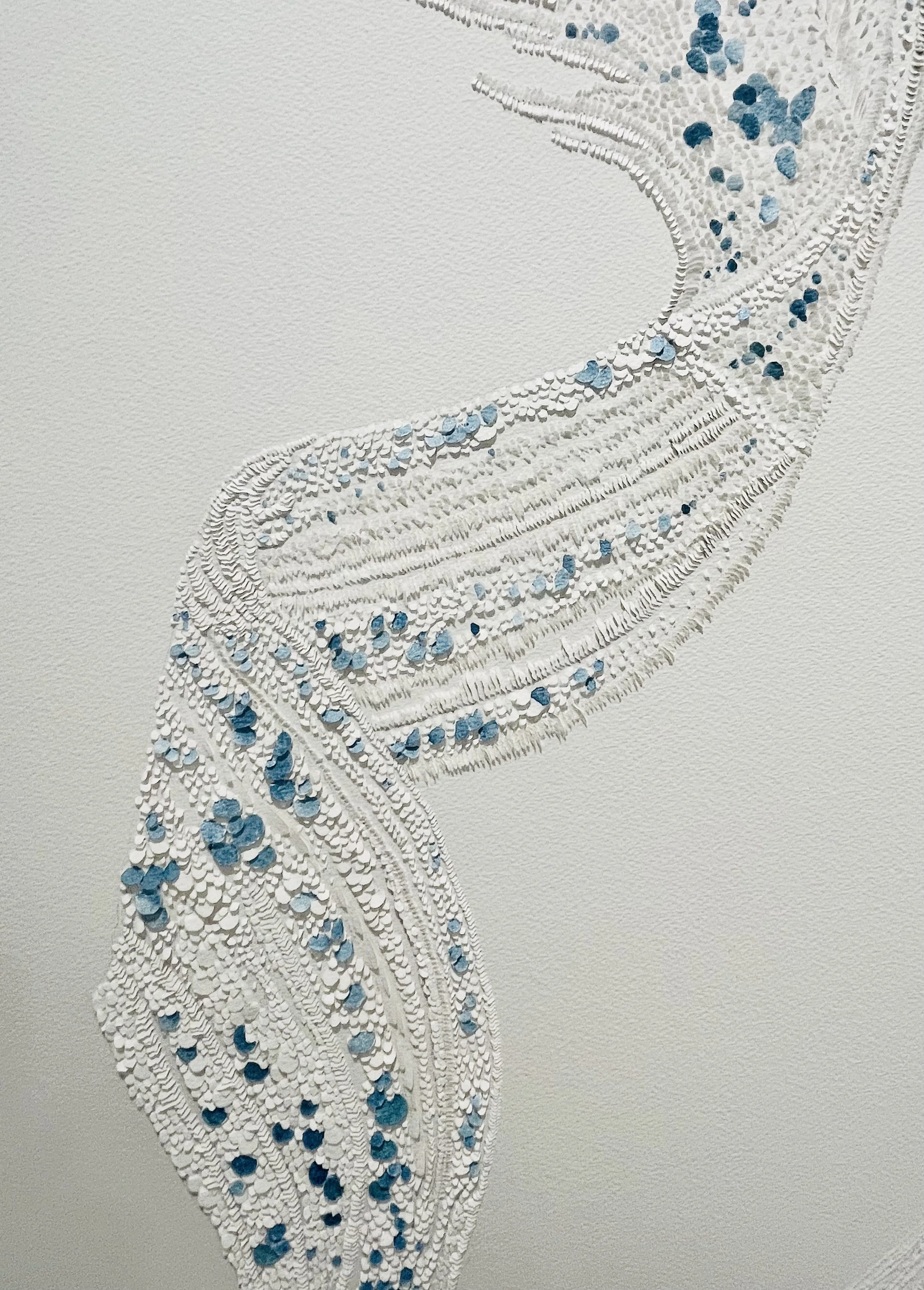 "Unity in Motion III - inblue ", detail