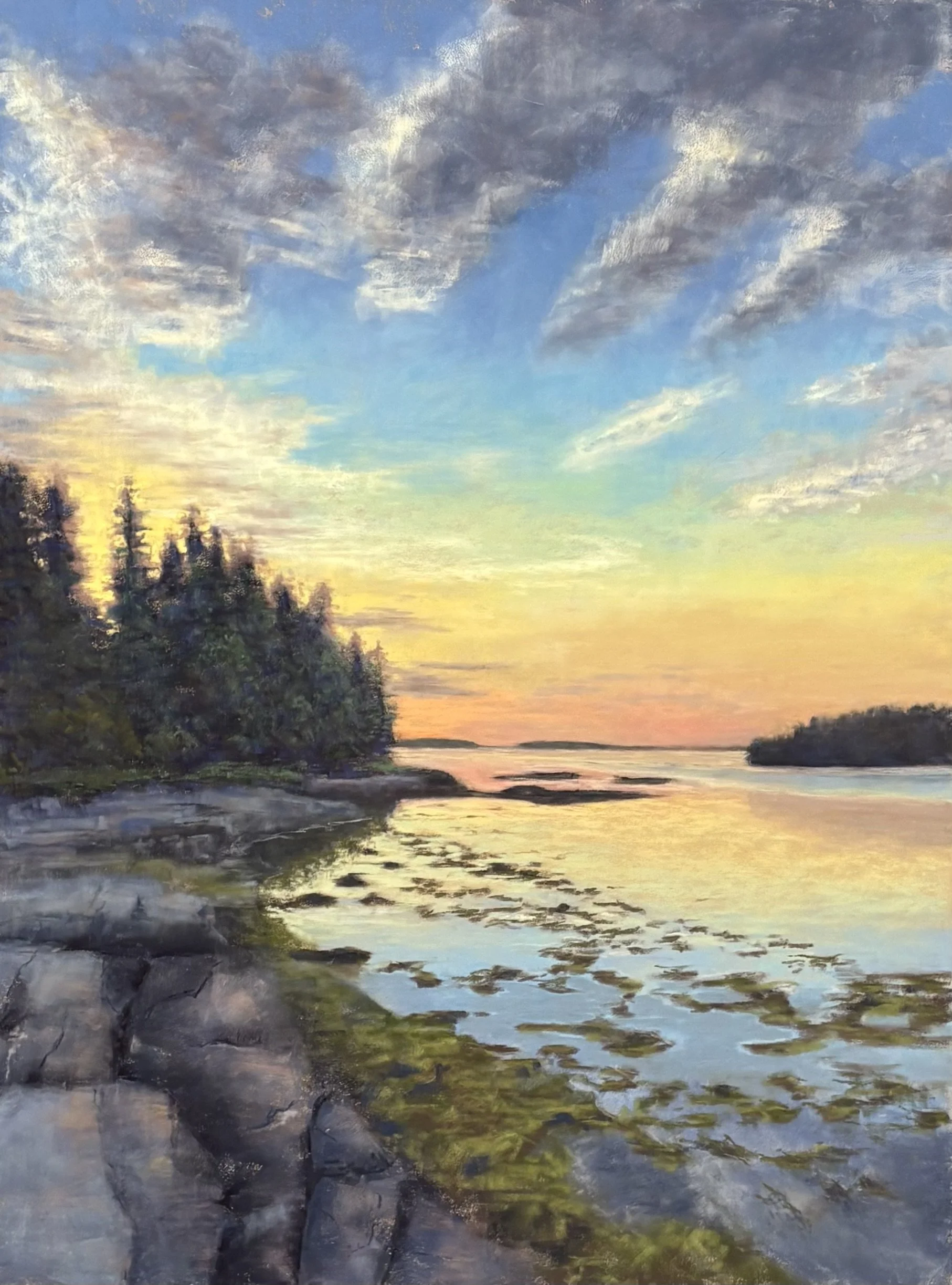 Evening on the Shore ~ Pastel ~ 18x24