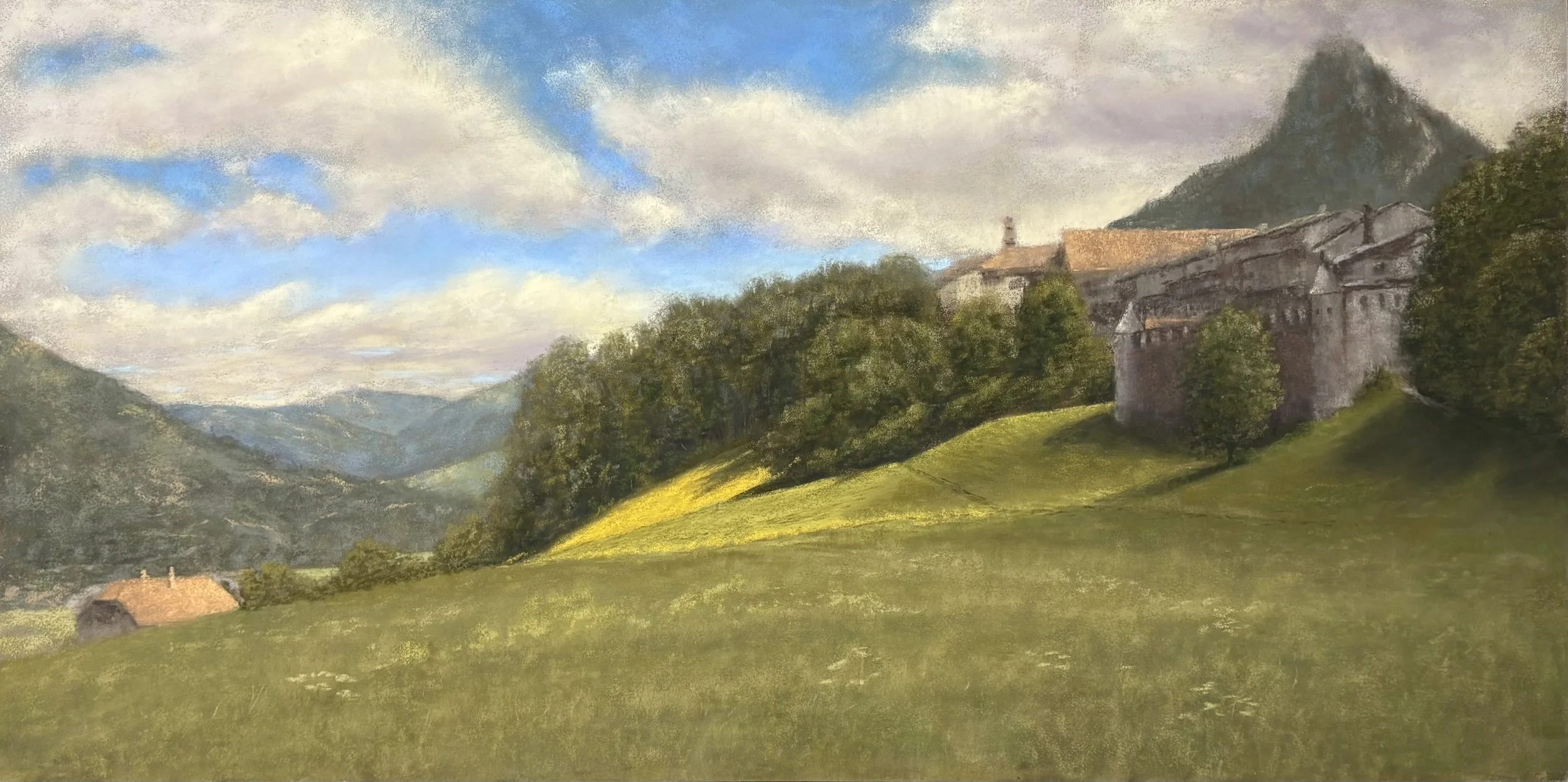 Gruyere ~ Pastel ~ 12x24