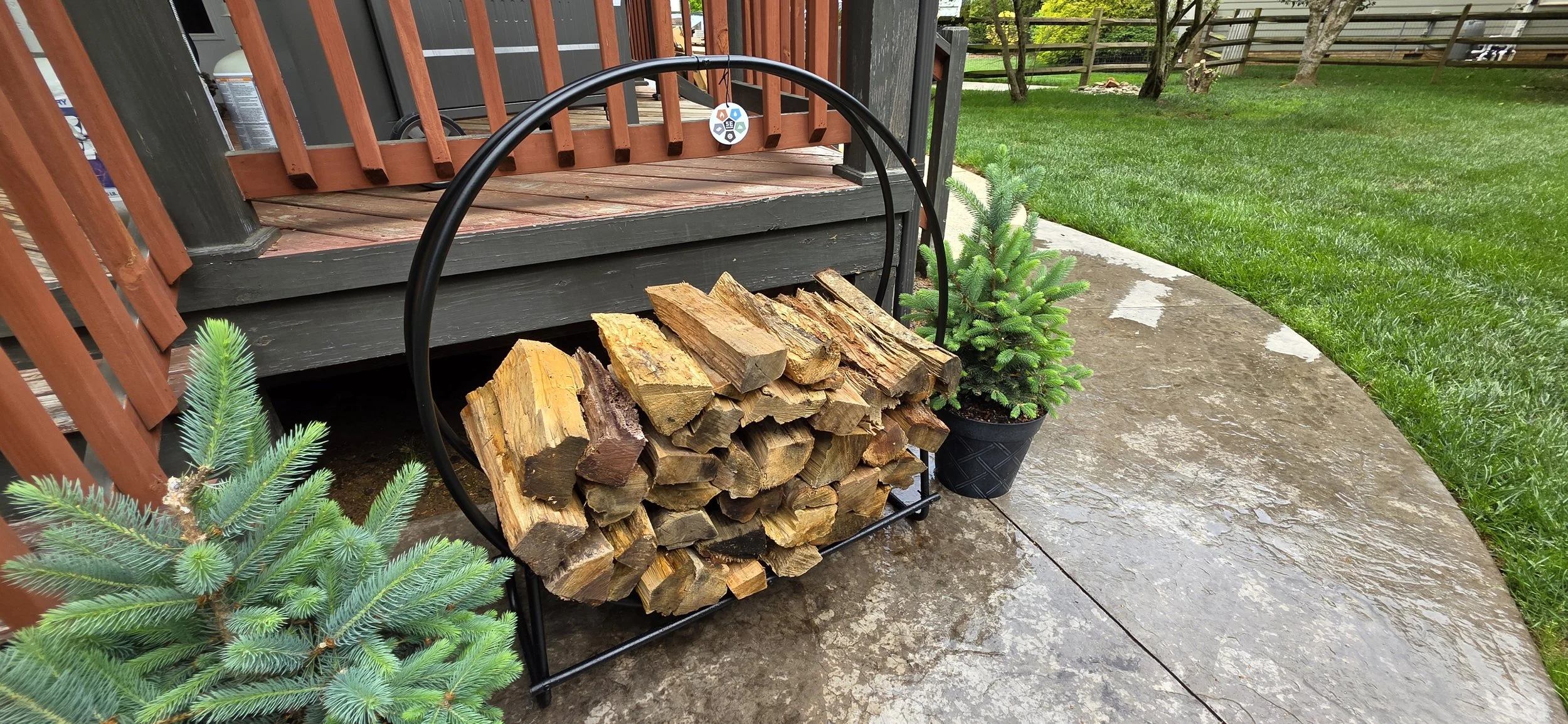 Round Firewood Rack