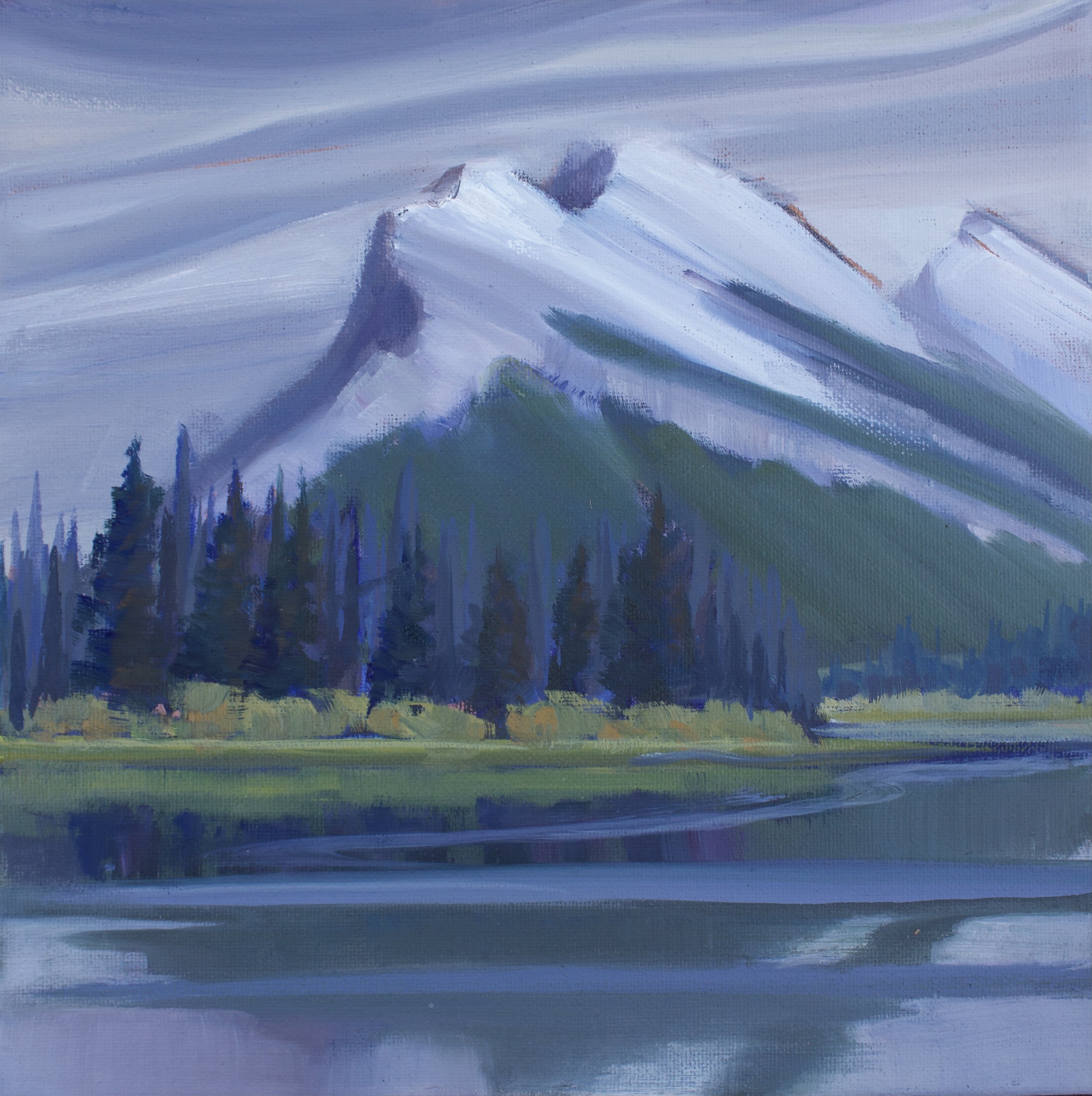 Up to the Clouds - Mt Rundle