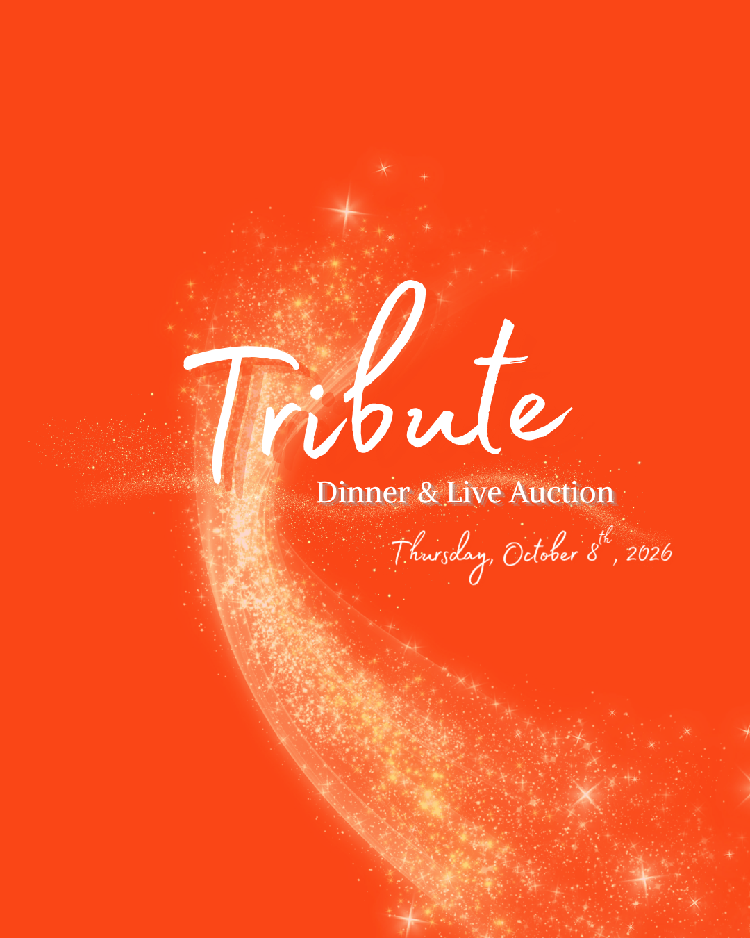 Save the Date: Tribute Dinner &amp; Live Auction Returns October 8, 2026