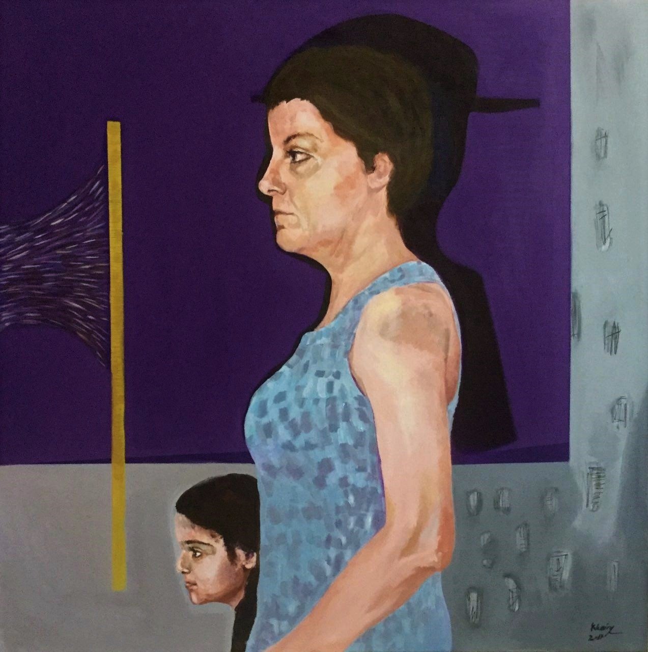 Acrylic on Canvas -
Dimensions: 100 x 100 cm