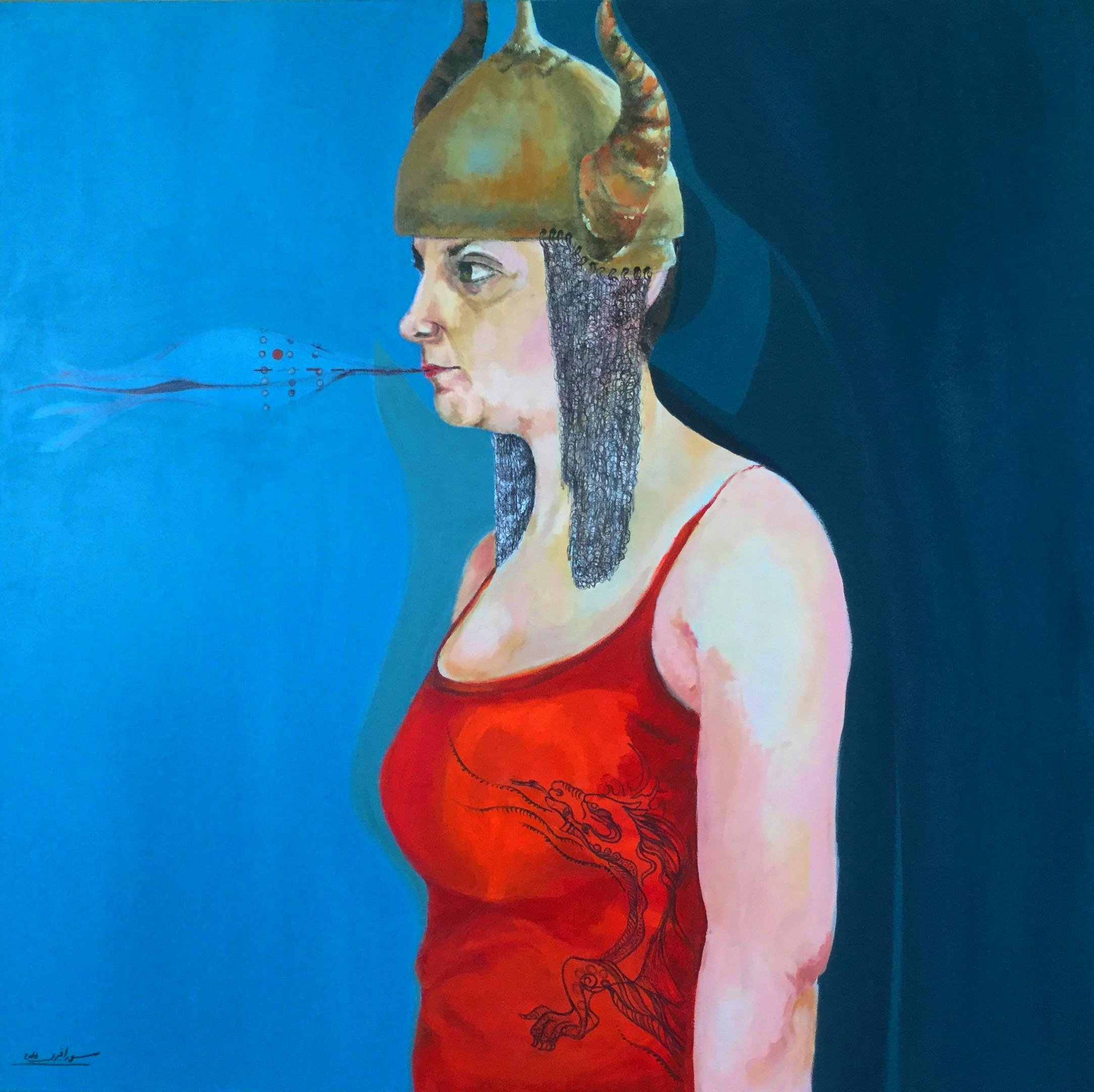 Acrylic on Canvas -
Dimensions: 100 x 100 cm