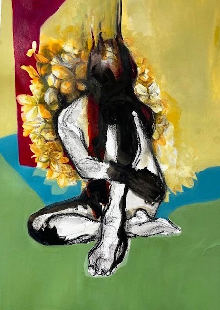 Mixed Media on Cardboard -
Dimensions: 28 x 40 cm