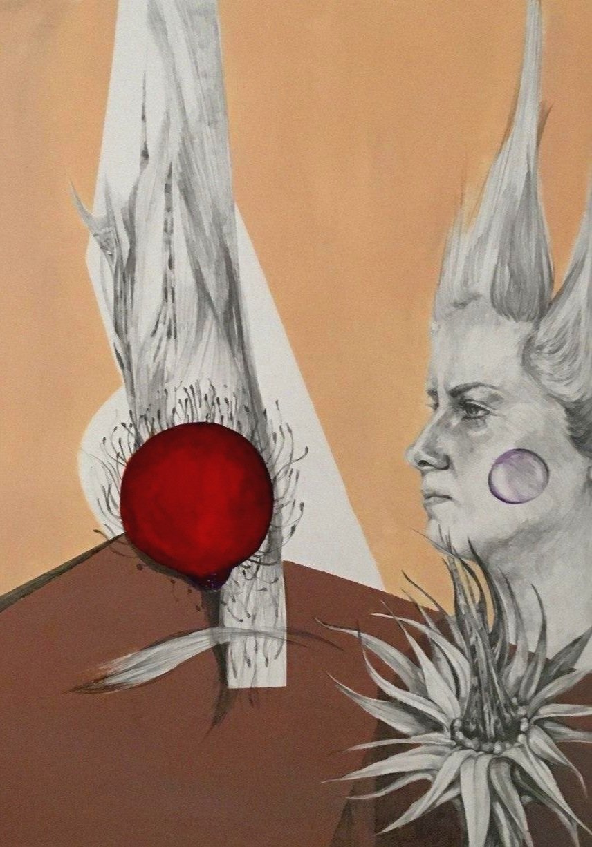 Mixed Media on Cardboard -
Dimensions: 50 x 70 cm