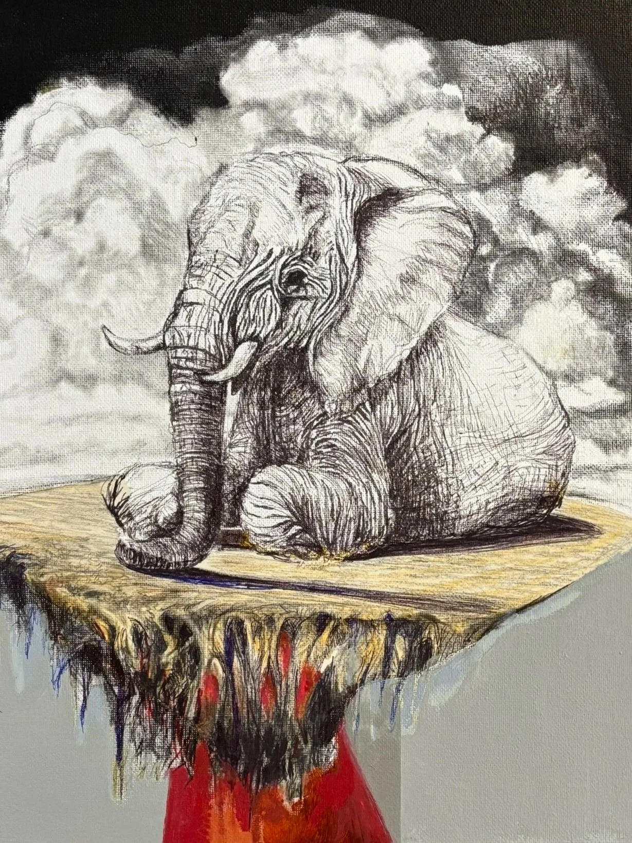 Mixed media on canvas - 20x30cm