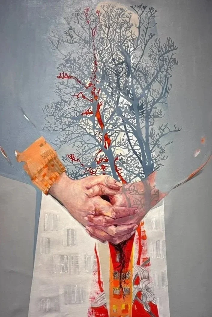 Acrylic on Canvas- Dimensions: 128× 90 cm