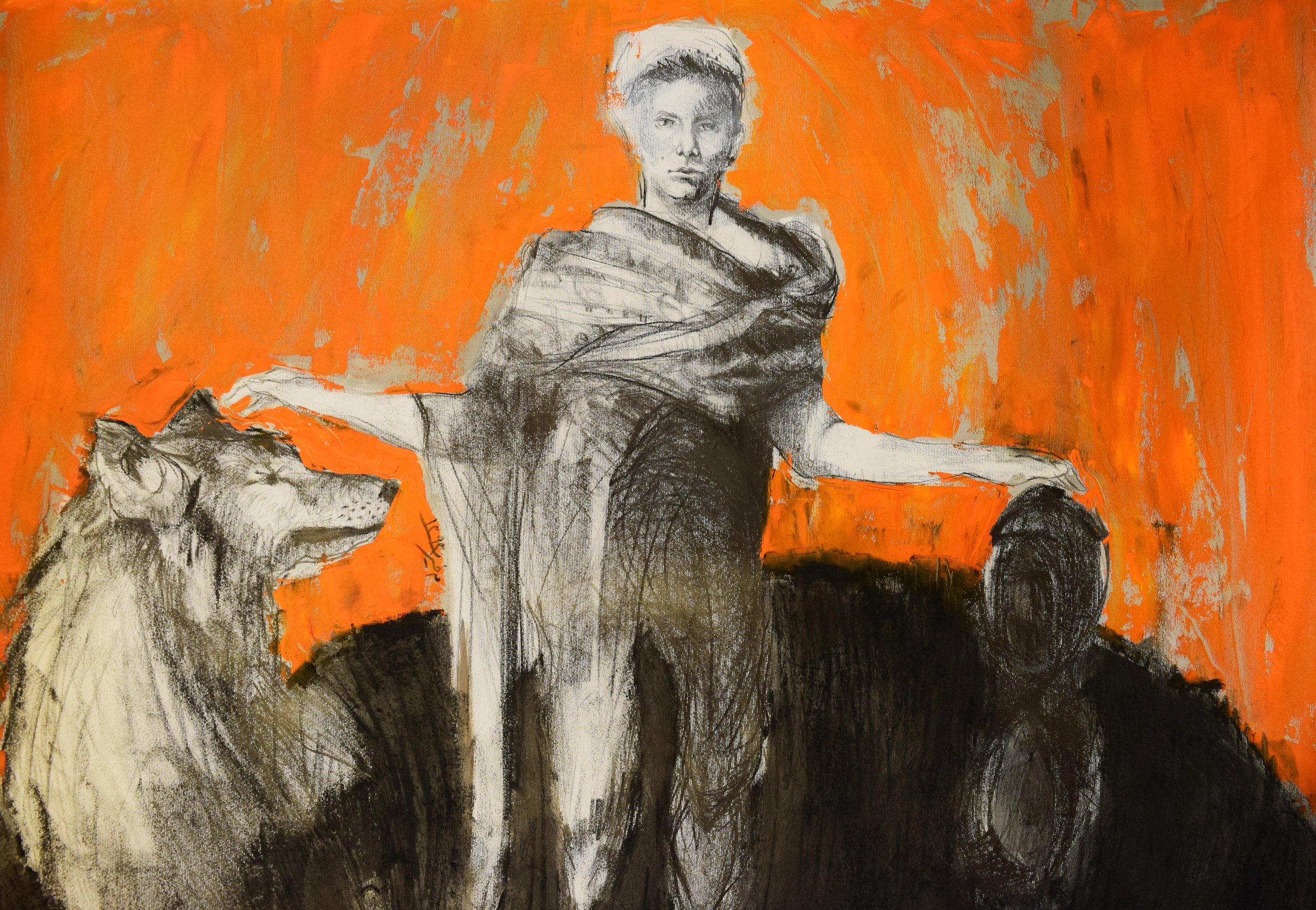 Mixed Media on Cardboard -
Dimensions: 50 x 70 cm