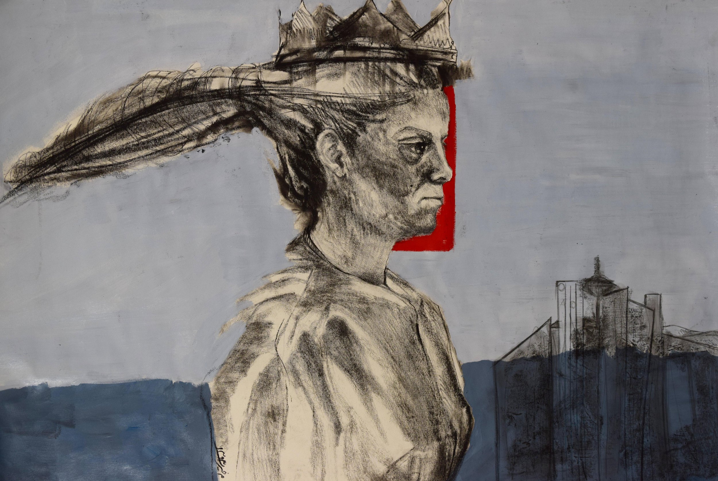 Mixed Media on Cardboard -
Dimensions: 50 x 70 cm