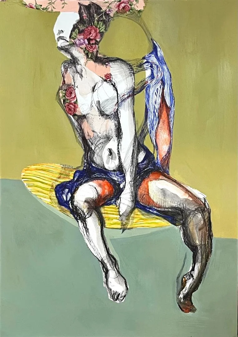 Mixed Media on Cardboard -
Dimensions: 30 x 42 cm