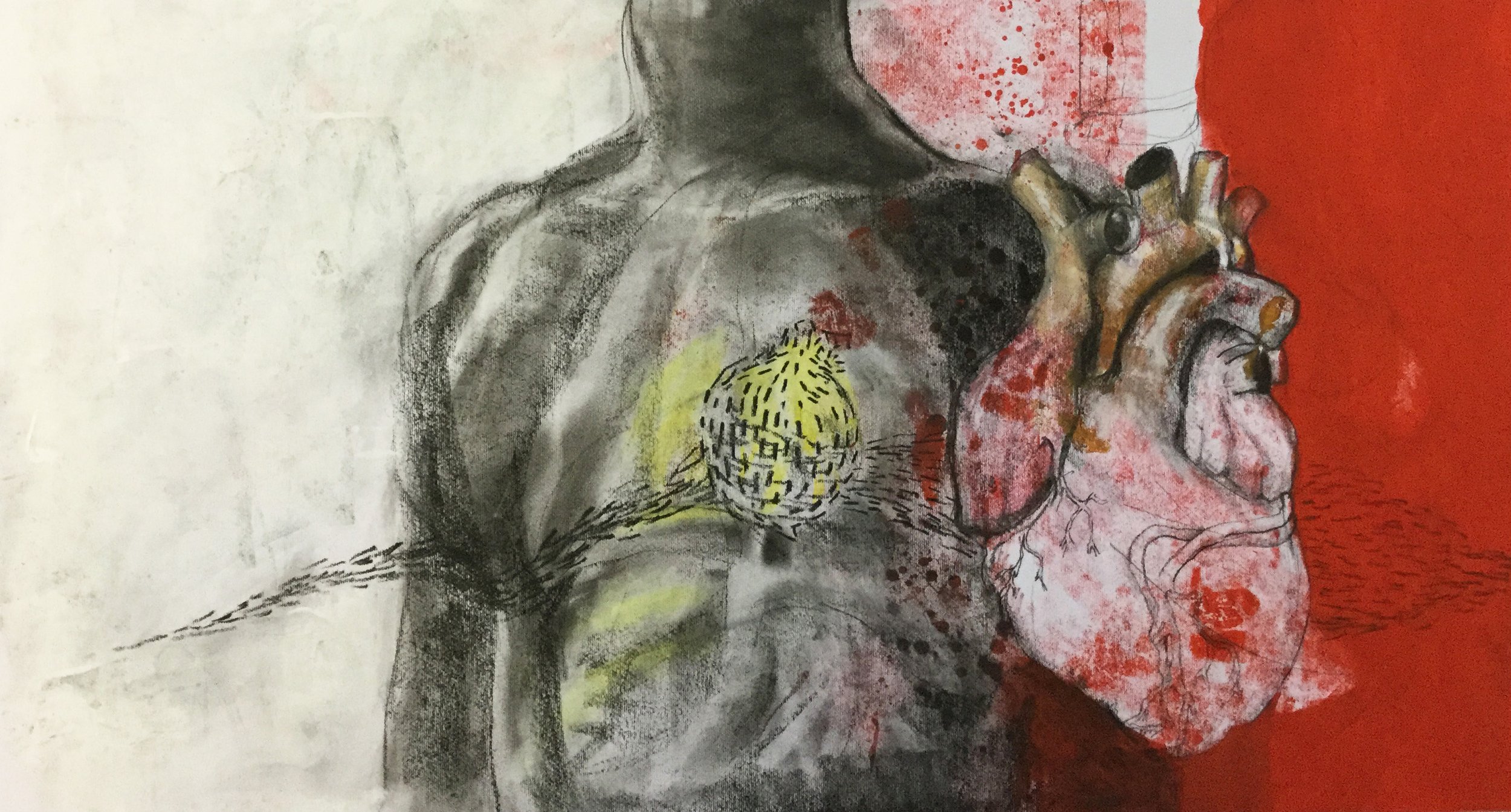 Mixed Media on Cardboard -
Dimensions: 50 x 70 cm