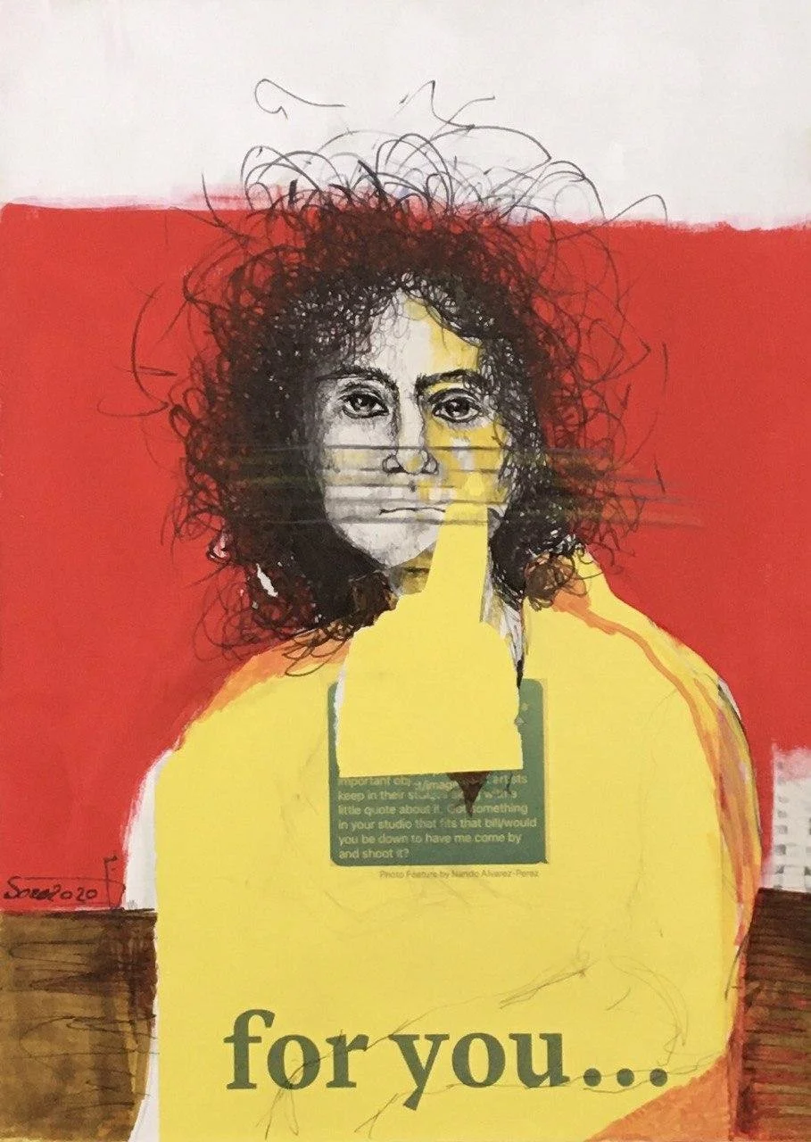 Mixed Media on Paper -
Dimensions: 42 x 30 cm