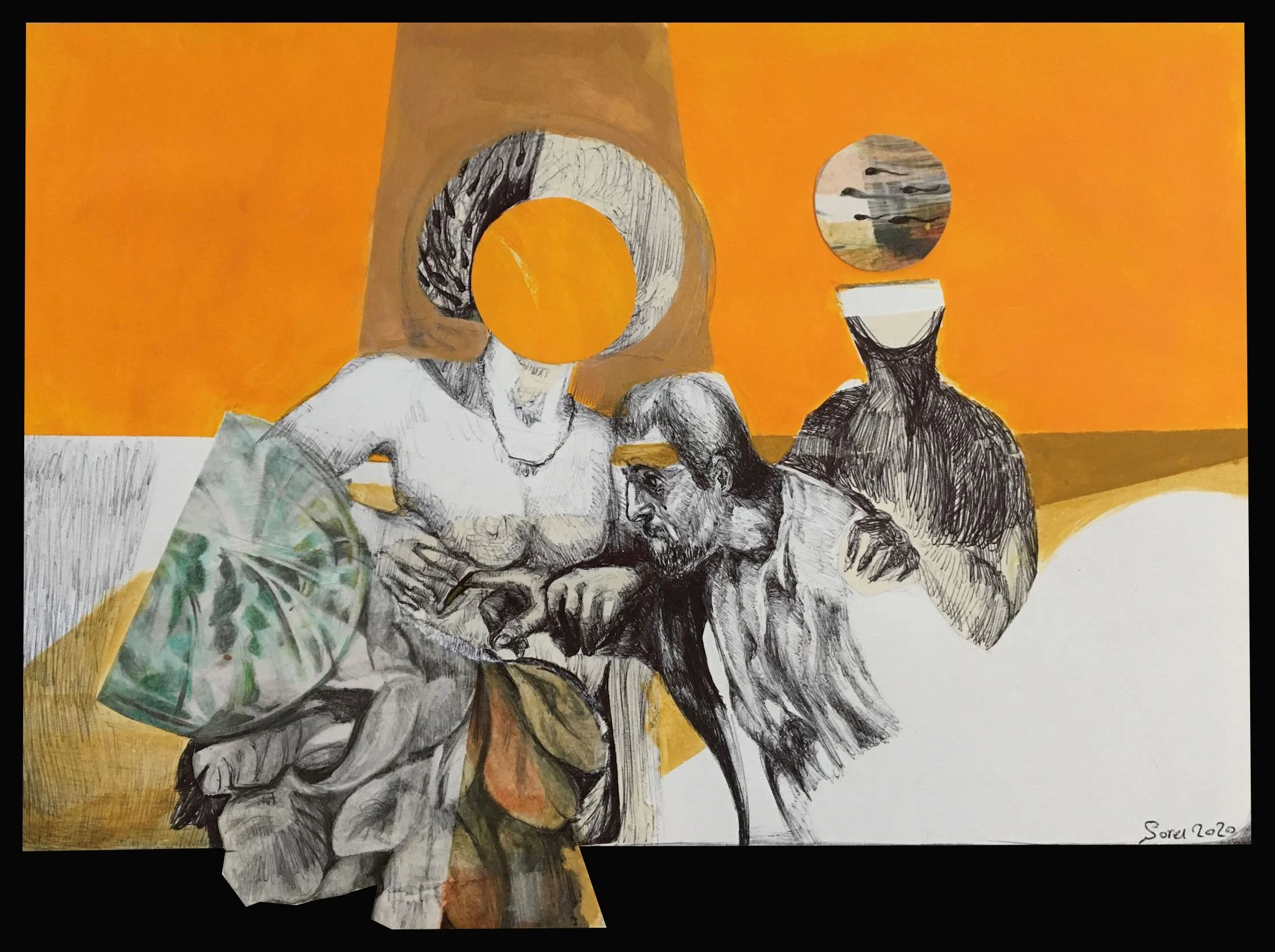 Mixed Media on Cardboard -
Dimensions: 27 x 37 cm