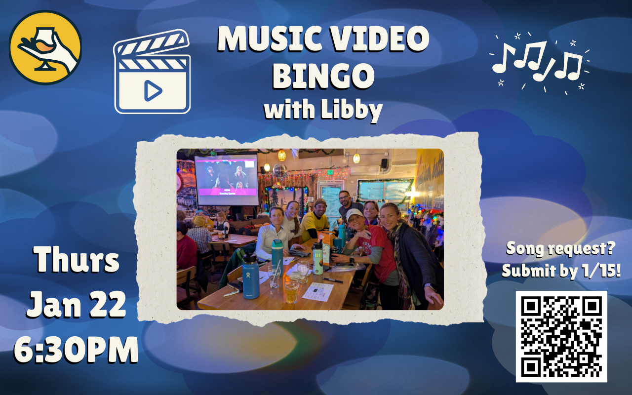 MUSIC VIDEO Bingo with Libby at Lady Justice!