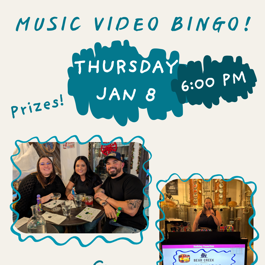 Music Video Bingo at Bear Creek! 