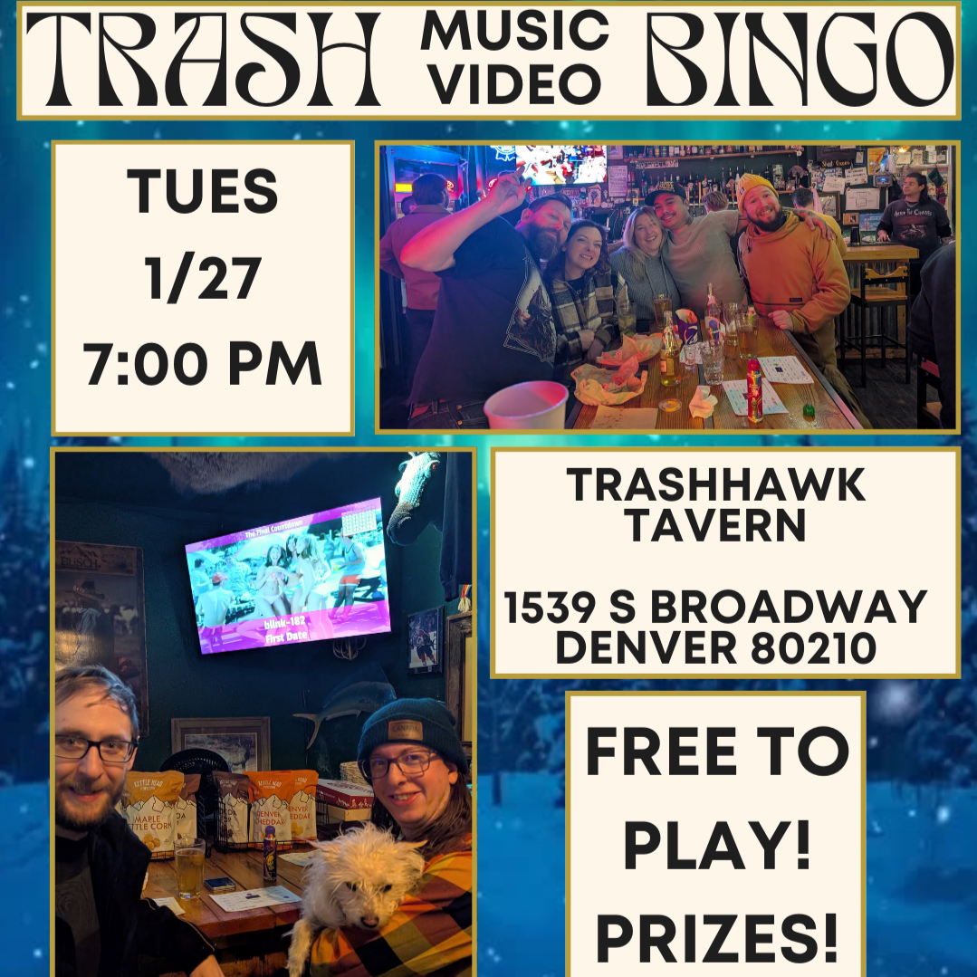 Music Video Trash Bingo! 