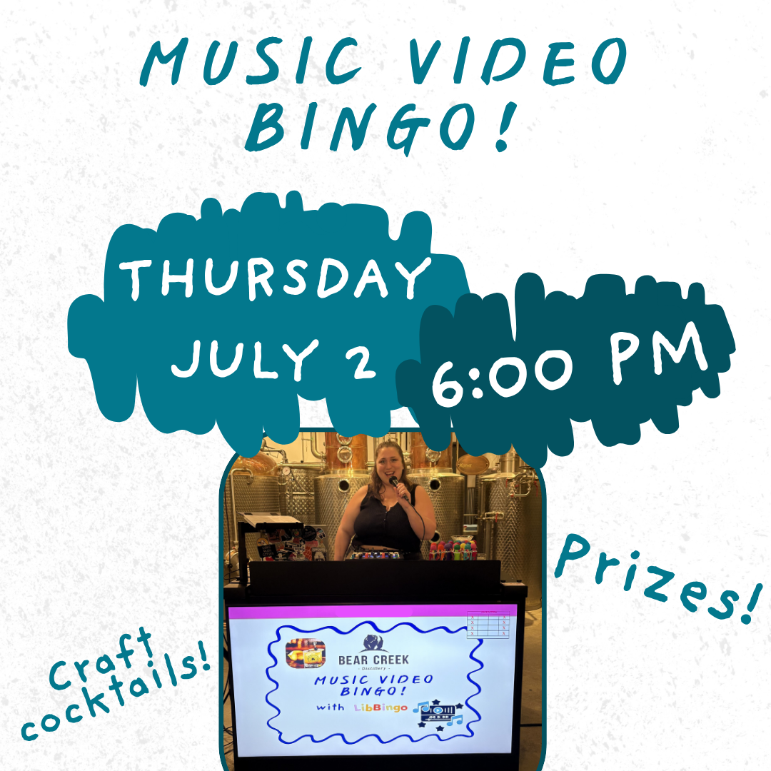 Music Video Bingo at Bear Creek! 