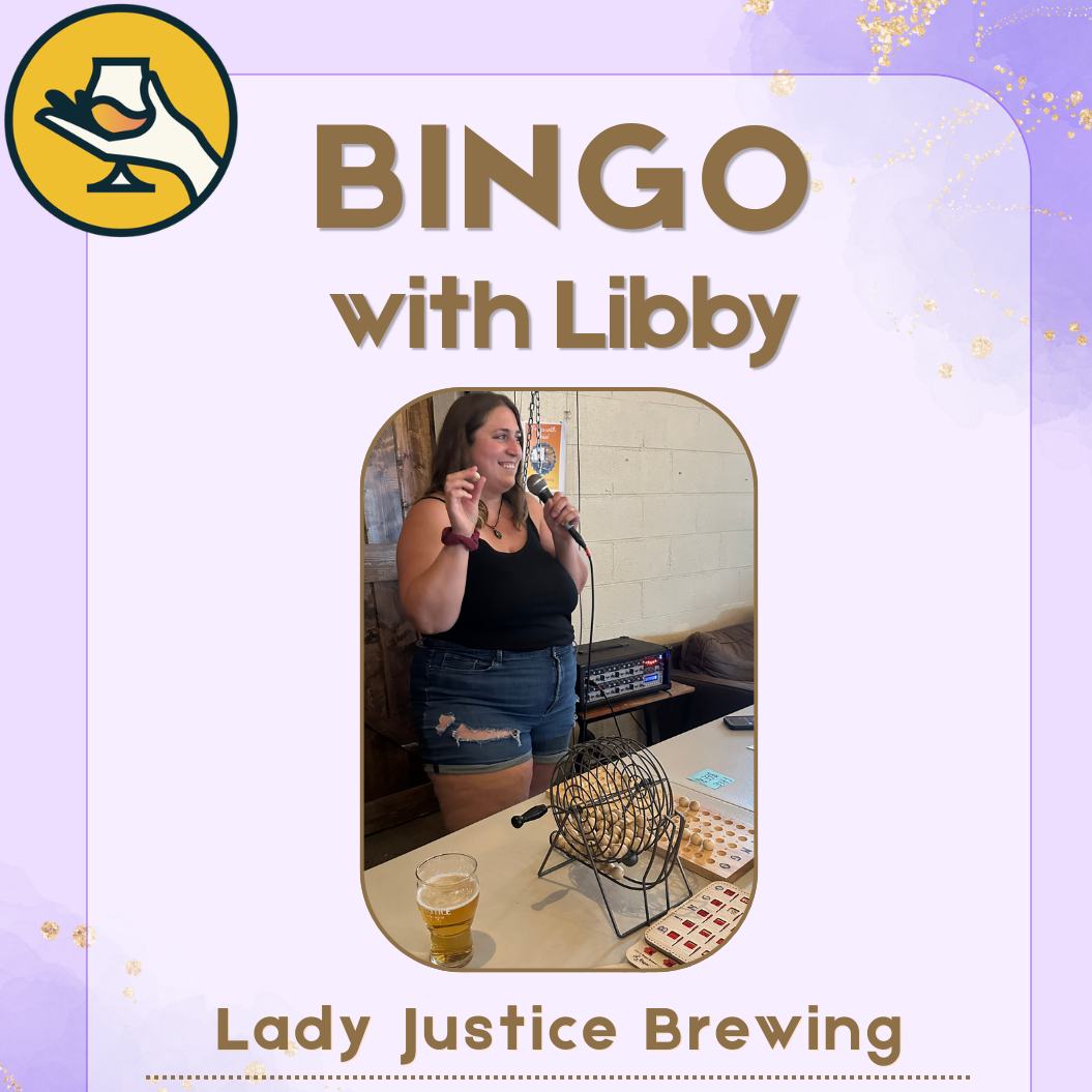 Bingo with Libby at Lady Justice! 