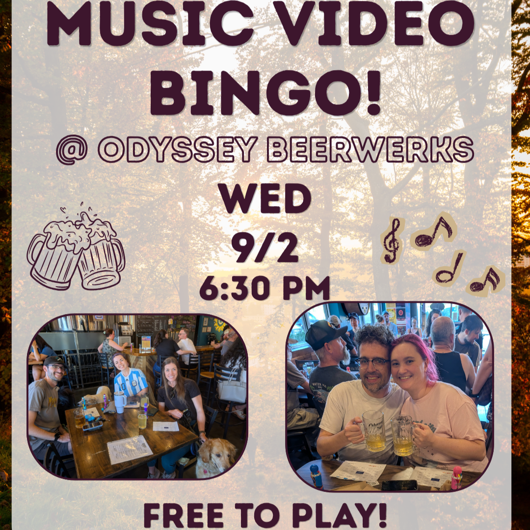 Odyssey Beerwerks- Music Video Bingo!