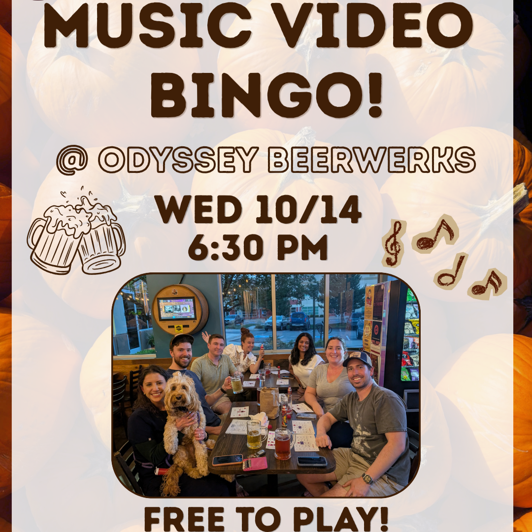 Odyssey Beerwerks- Music Video Bingo! 