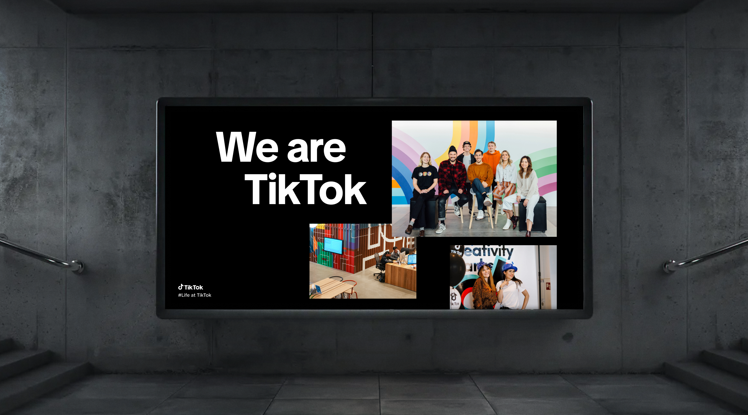 TikTok OOH Billboard Mockup
