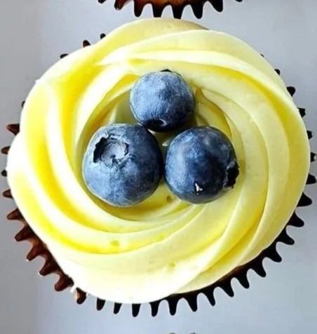 lemon blueberry cupcakes near Lake Athens