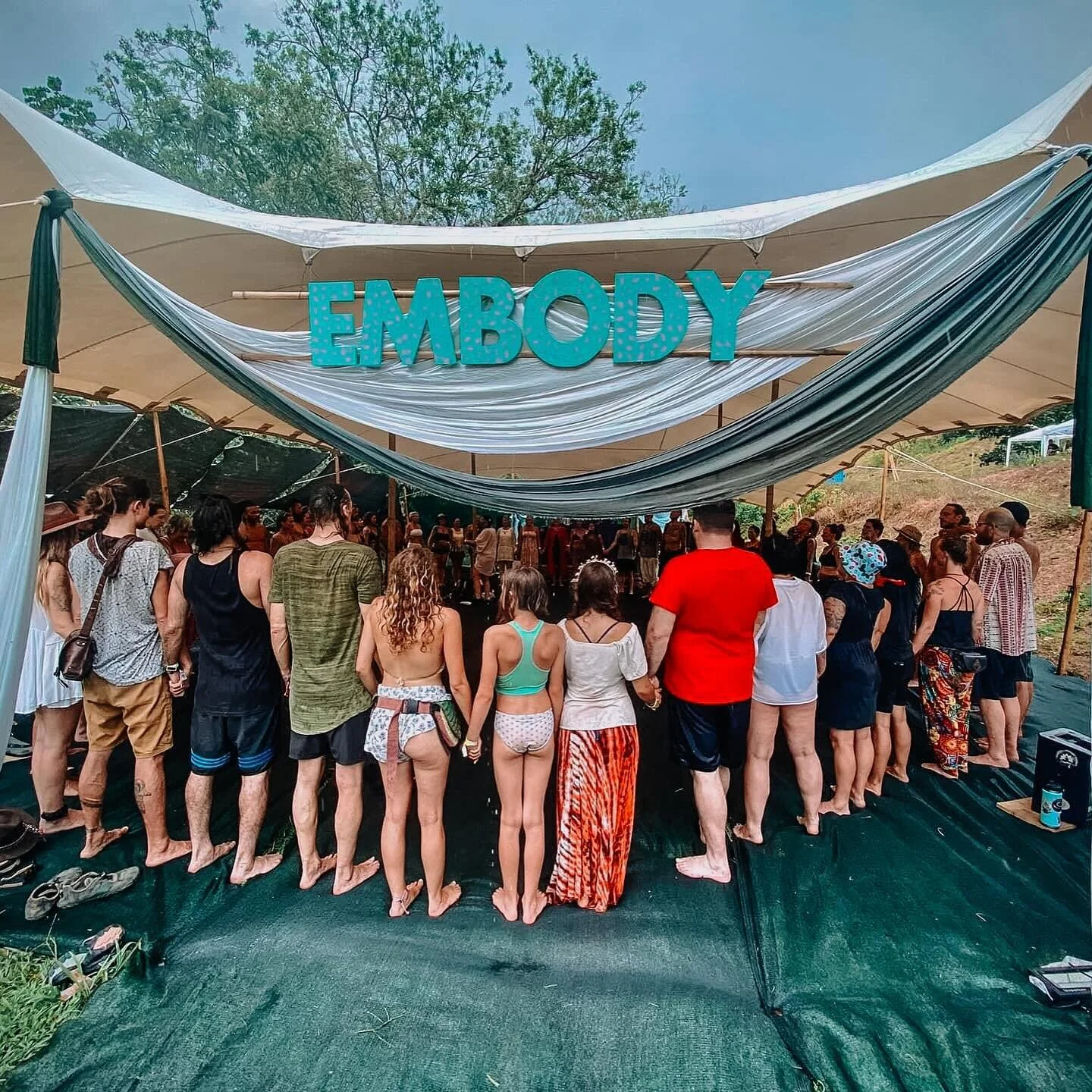 Our opening ceremony brought in all the elements, intentions, and prayers for our people, the Earth, and collective. 

To us a symbol of BLISS is bringing people together to gather with open hearts to share ideas, art, magic, music, and their gifts. 