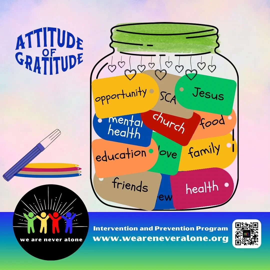 We&rsquo;re reminded this time of year to be thankful. What blessings fill your jar?
.
#weareneveralone
#dre4christ
#jesuslovesyou
#fairfieldca 
#faith
#biblestudy
#goodisnotgodenough
#attitudeofgratitude