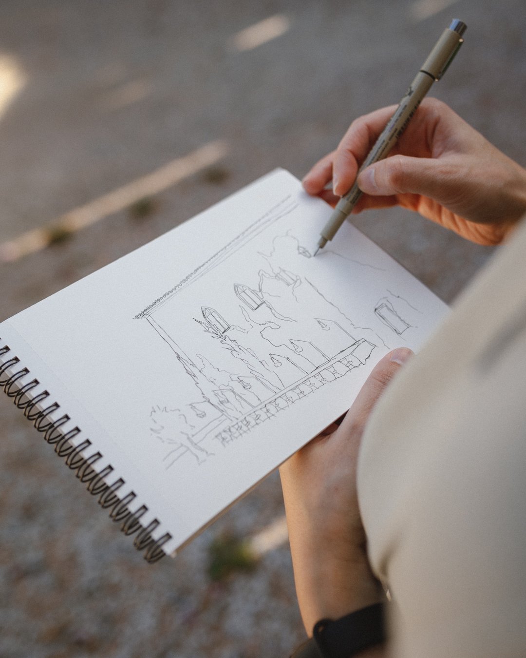 Ilustração Live Sketching Casamento
