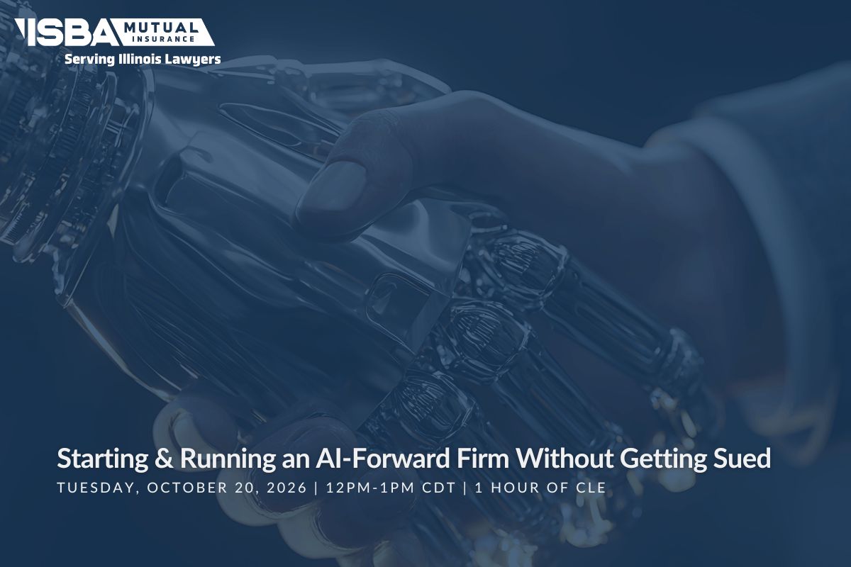 Starting &amp; Running an AI-Forward Firm Without Getting Sued | Tuesday, October 20, 2026